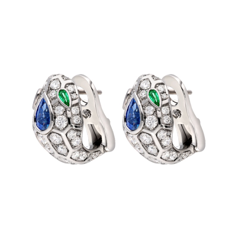 Replicate Serpenti Seduttori gilded snake earrings(1:1 replica) - Original Replica Club
