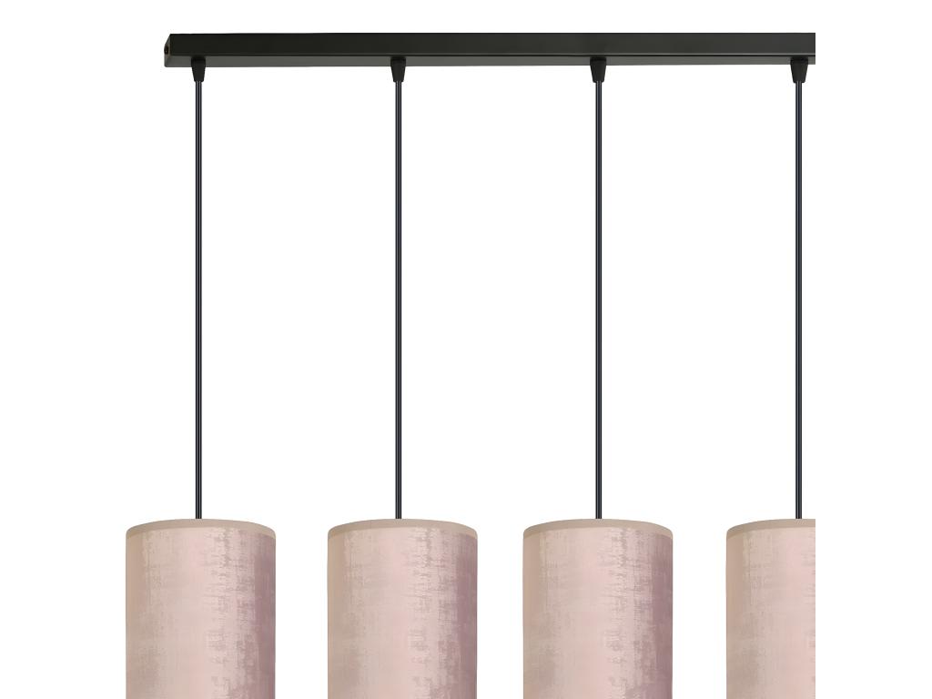 Lámpara de Suspensión Bente, Rosa, 65x100x6 cm, Laocacasas
