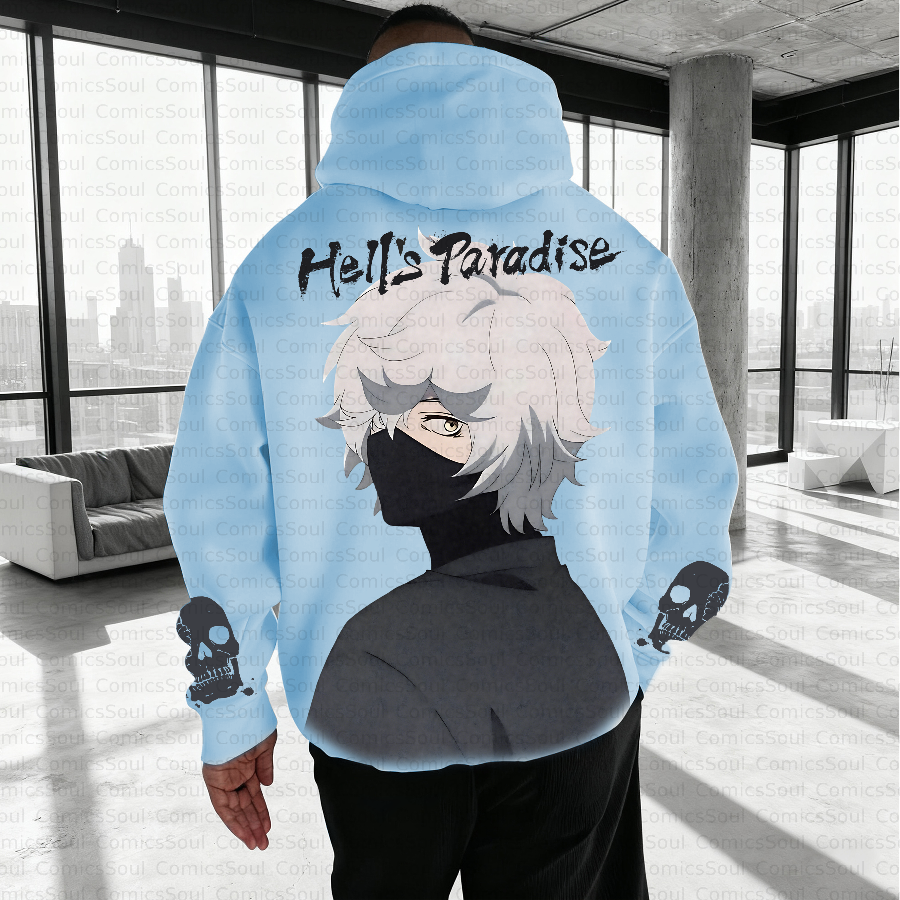 Unisex Anime Inspired Vintage Plush Hoodie