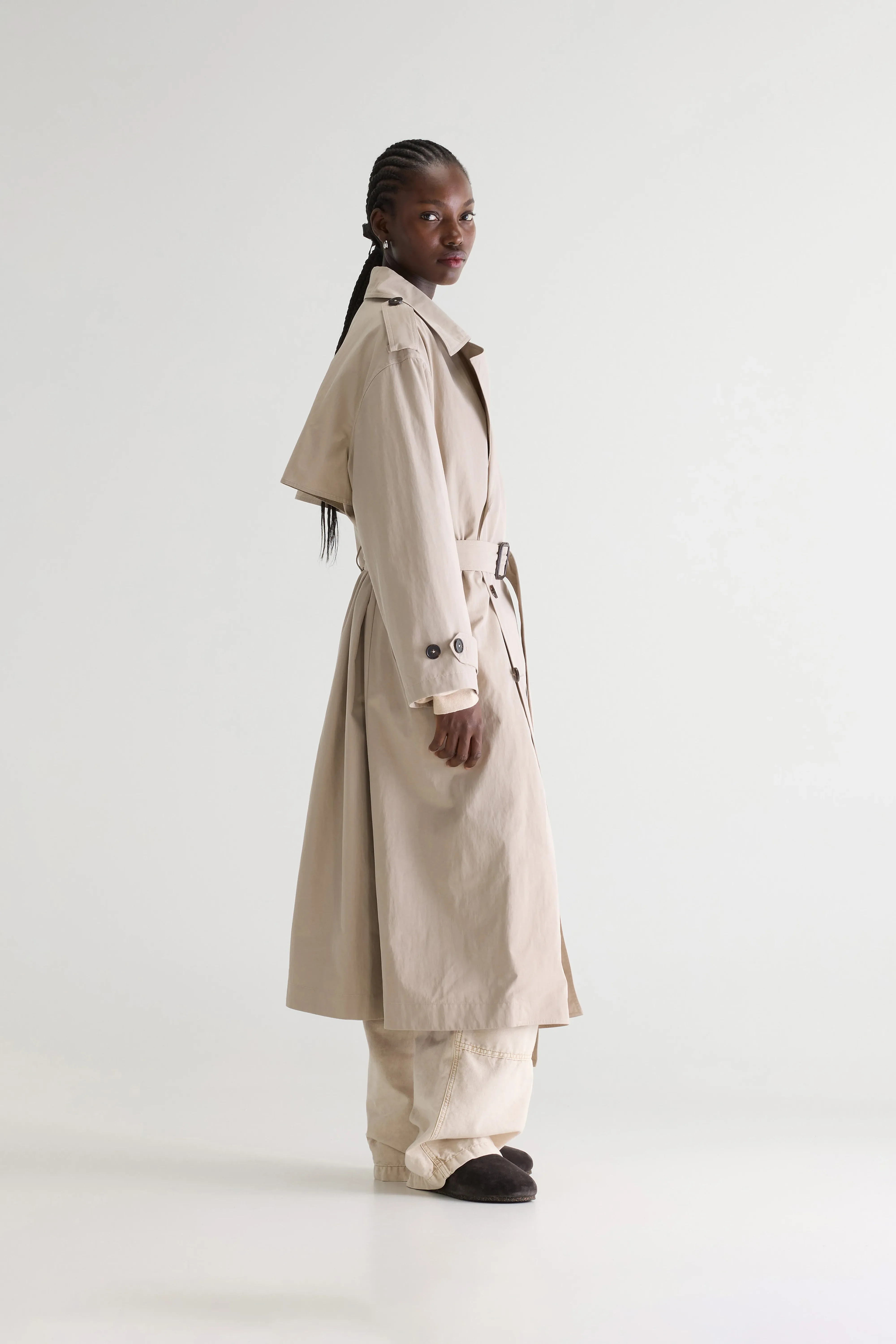 Bellerose Hamy trench coat (261 / W / BRUME)