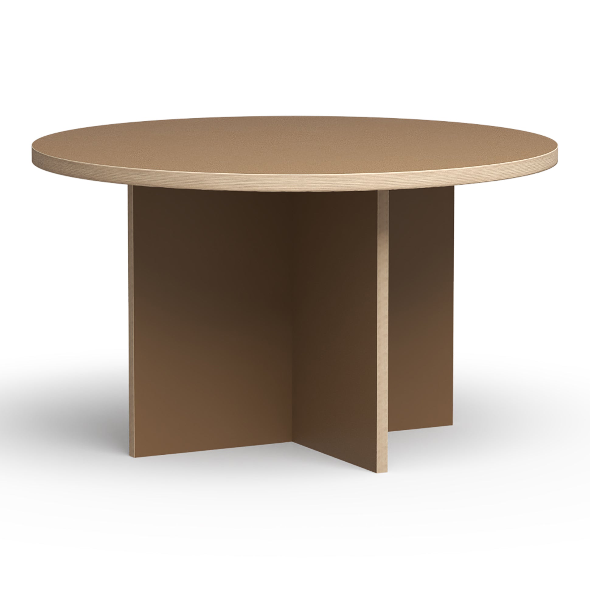 HKliving Dining Table Eettafel -Ø 130 cm - Brown