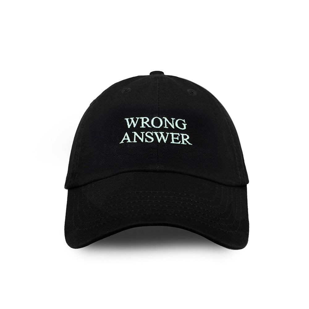 Hoho Coco - Casquette Wrong Answer - Noir