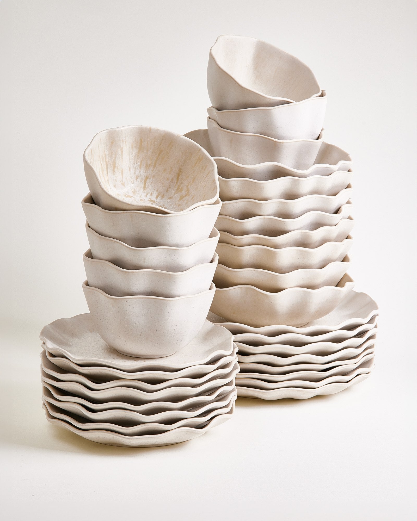 Sintra Geschirr-Set shell sand 32-teilig