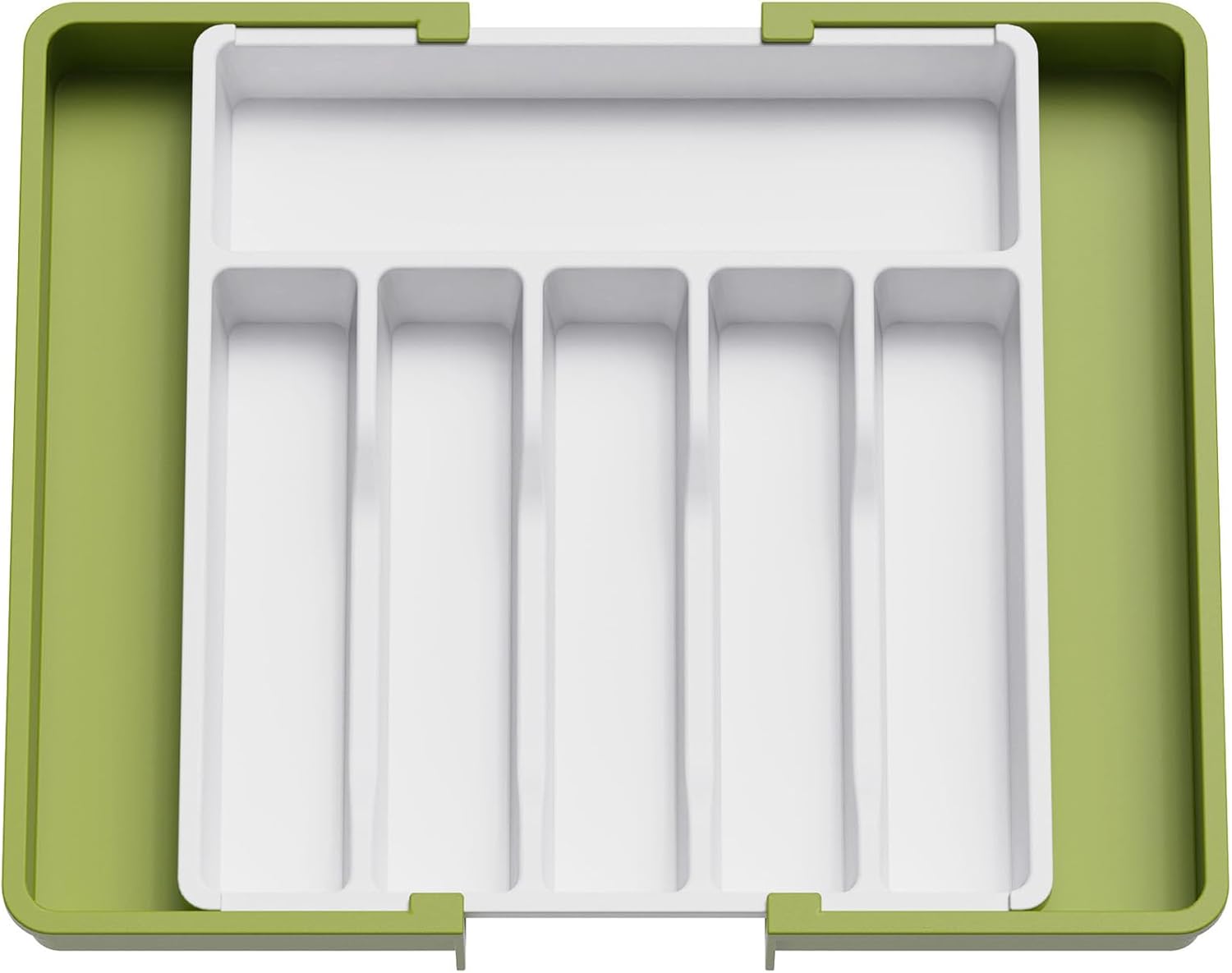 Lifewit Silverware Drawer Organizer, Expandable Utensil Tray for Kitchen, BPA Free Flatware and Cutlery Holder, Adjustable Plastic Storage for Spoons Forks Knives, 8.9-14.7 x 12.2