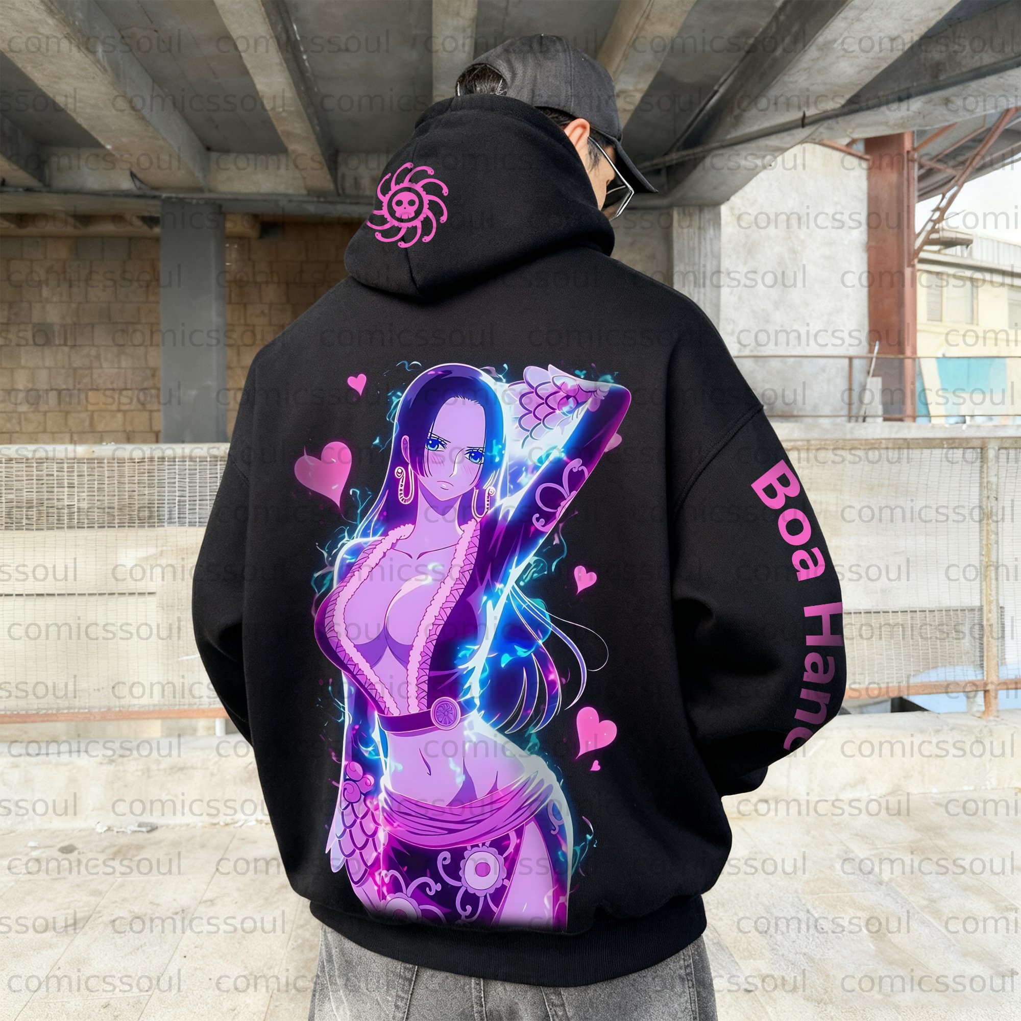 Unisex Anime Graphic Streetwear Vintage Plush Hoodie