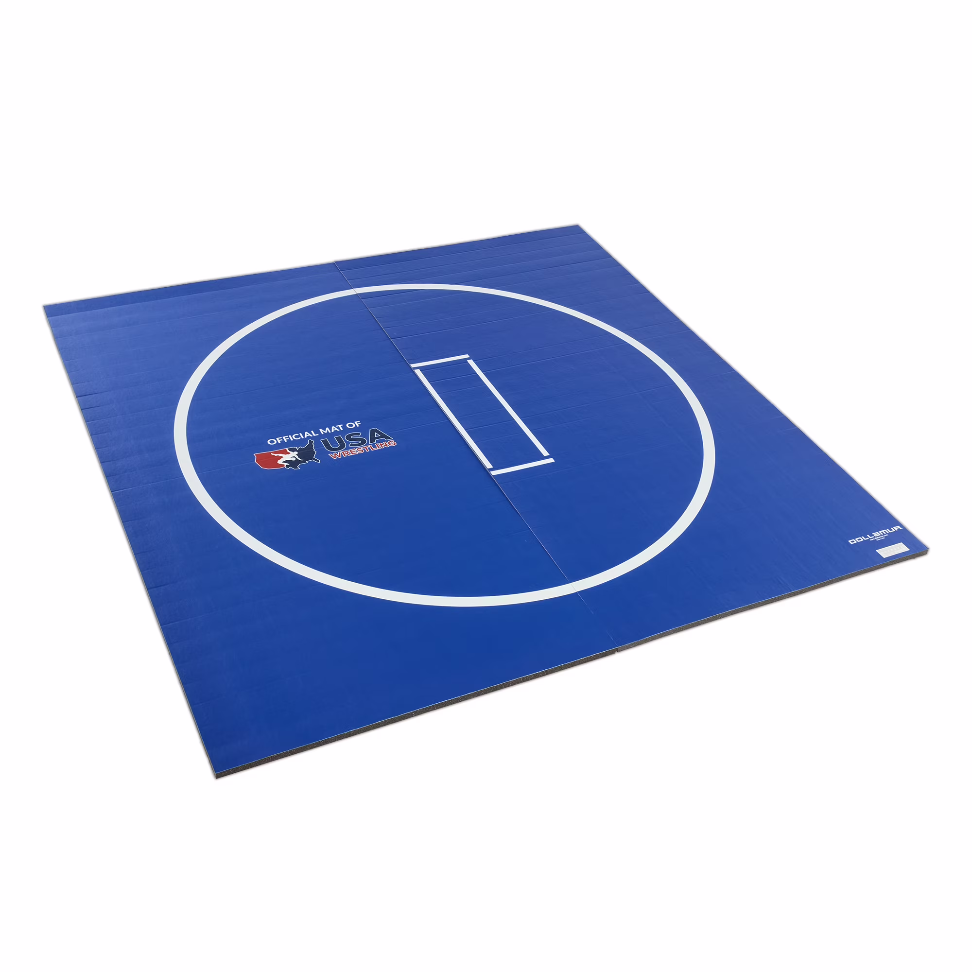 Dollamur 10'x10' Wrestling Mat, Black, Gymnastics, with Circles - Image 5