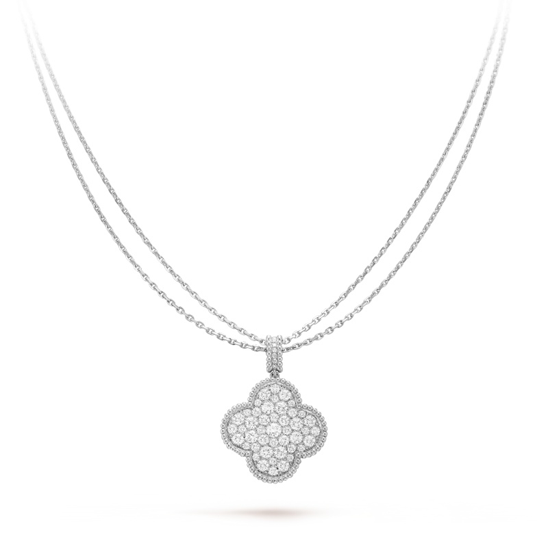 Replicate Magic Alhambra long necklace, 1 motif(1:1 replica) - Original Replica Club