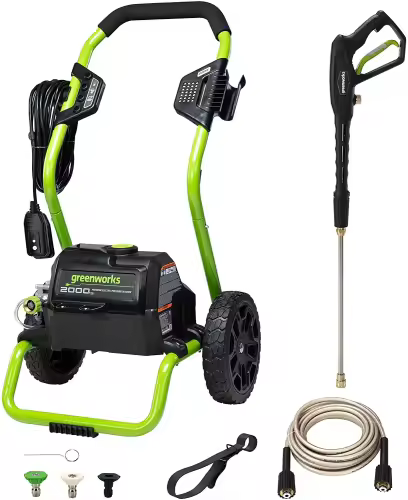Greenworks 2000 PS at I 1.1 GPM Cold Water Electric Pressure Washer 5111802