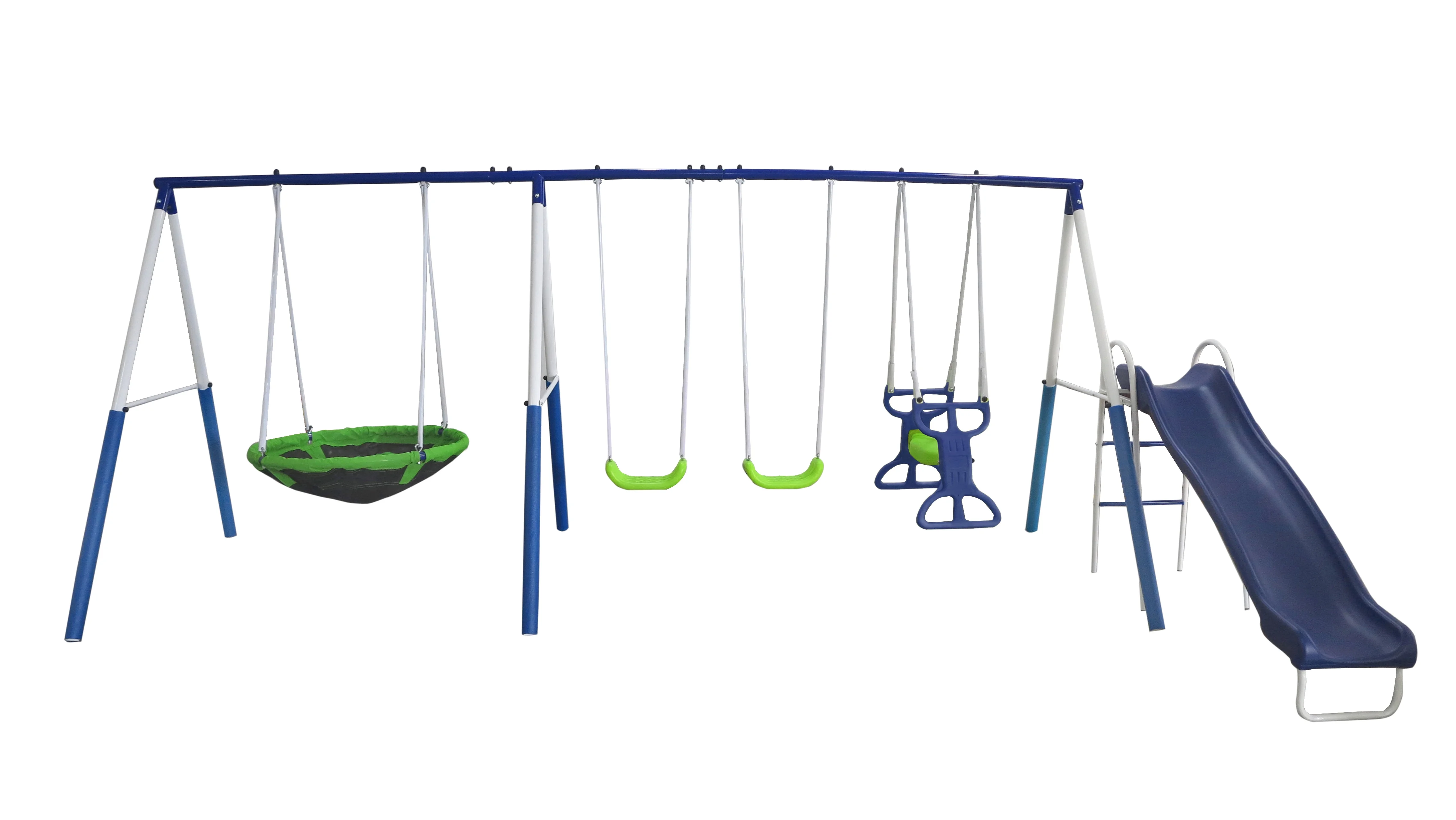 XDP Recreation All Star Playground Metal Swing Set for up to 7 Children - Image 5