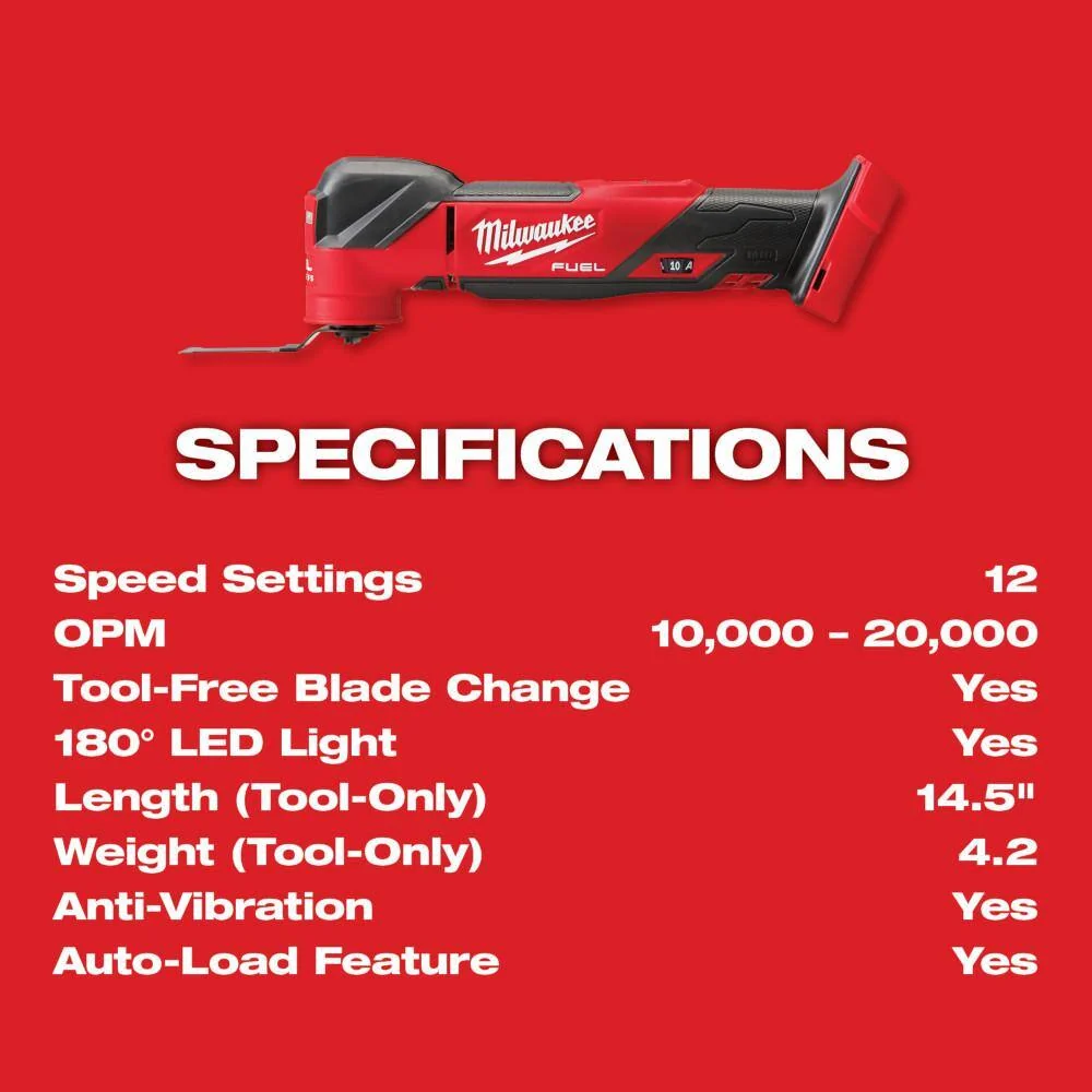 2836-21 Cordless Brushless Oscillating Multi-Tool Kit with Battery and Charger