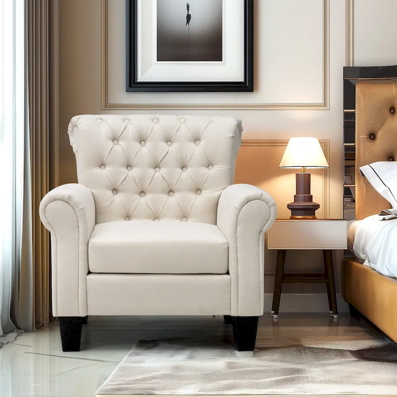 Pellebant Contemporary Club Armchair - Stylish Accent Chair for Living Room