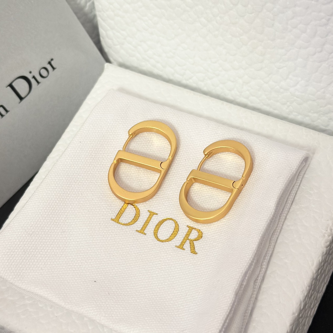 Dior Minimalistic CD Stud Earrings - Original Replica Club