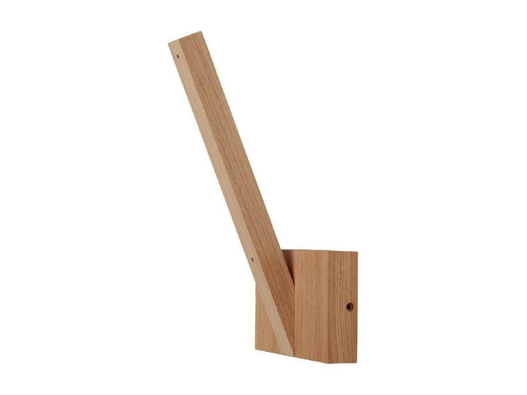 Lámpara de Pared Linus, Roble, 15x15,5x37,5 cm, Mubdelu