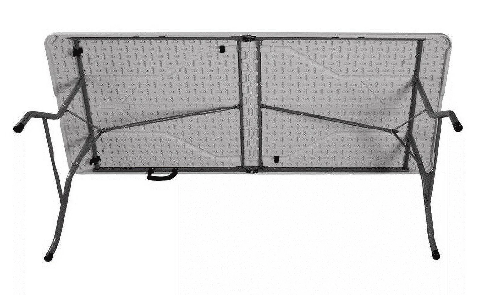 Cosco 6 Foot Folding Table In White Speckle - Image 8