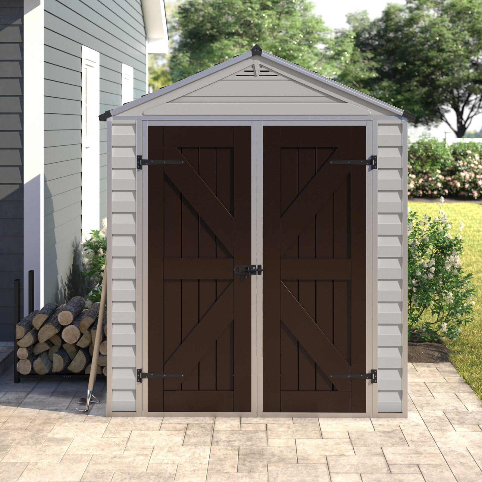 WAYFAIR SkyLight 6 Ft. W X 8 Ft. D Plastic Storage Shed