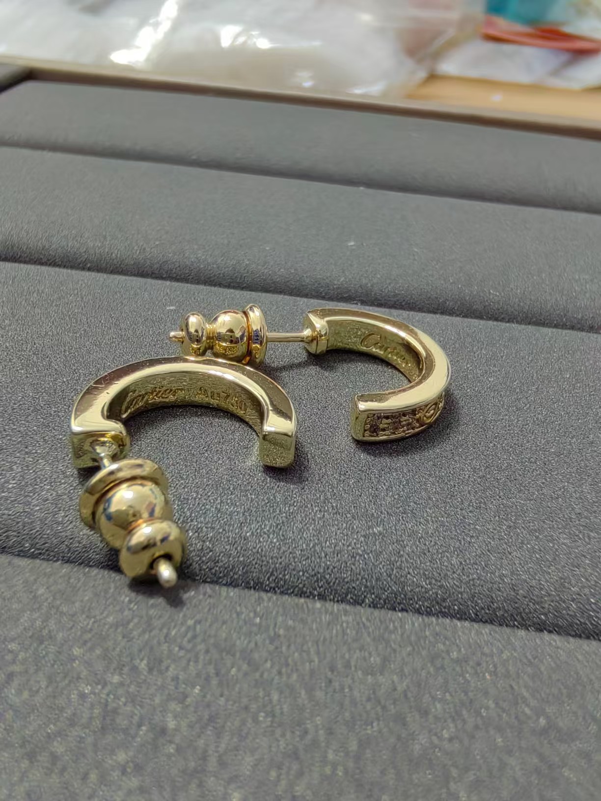 Cartier C Shape Earrings - Original Replica Club