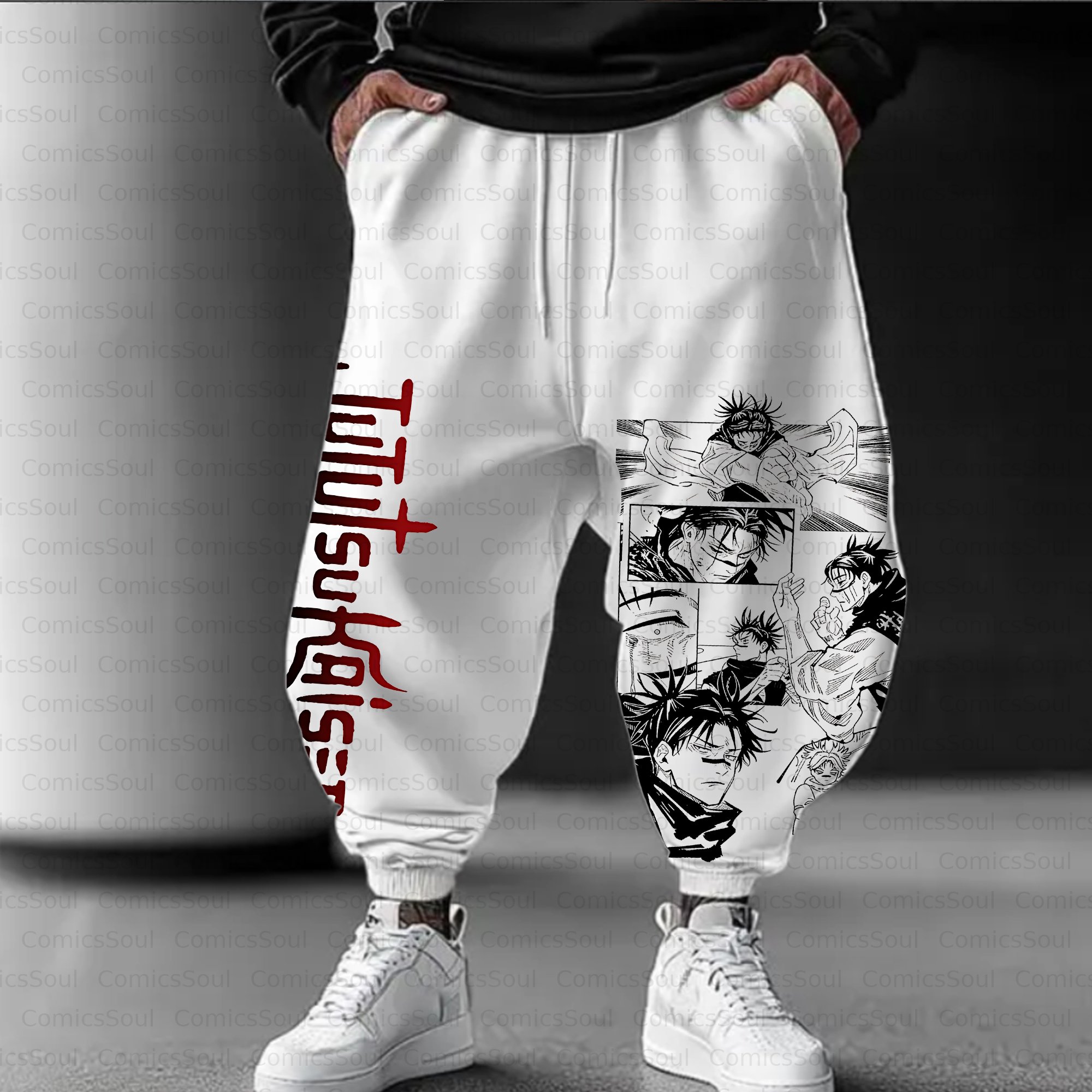 Unisex Casual Anime Streetwear Pant