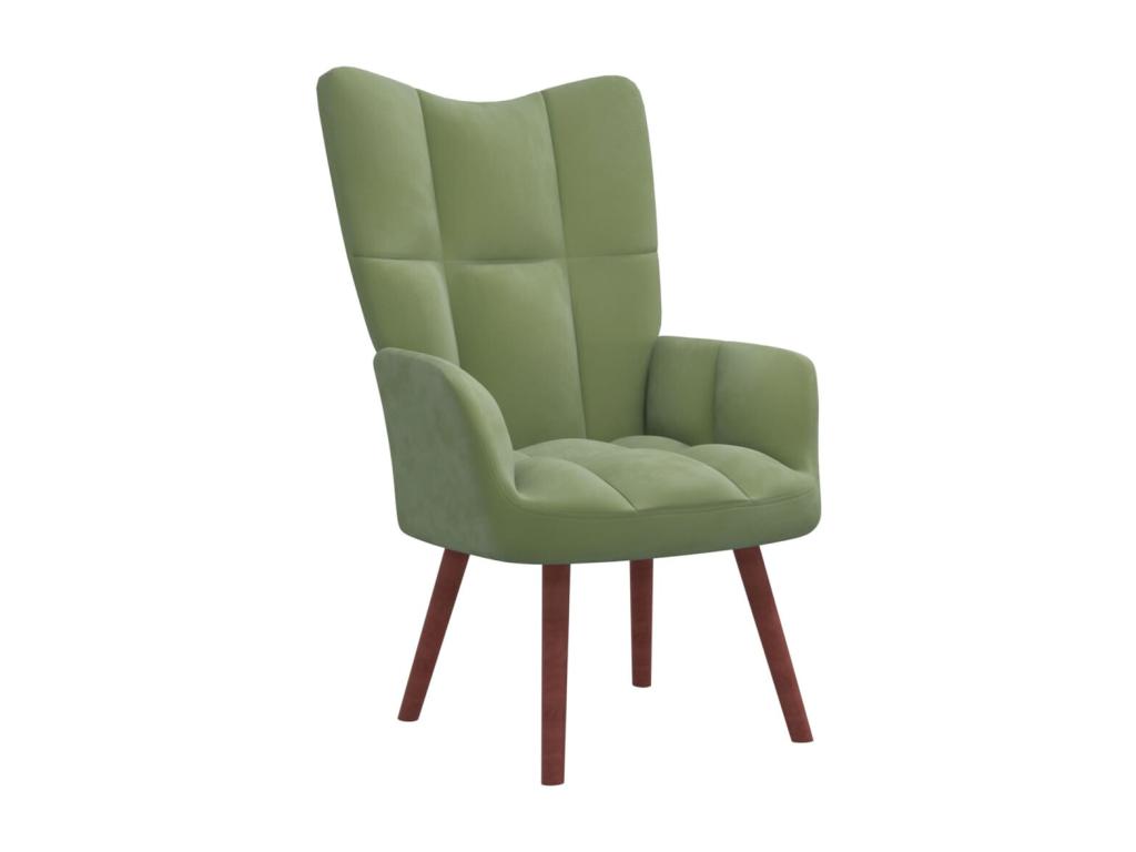Sillón de relajación Terciopelo verde claro