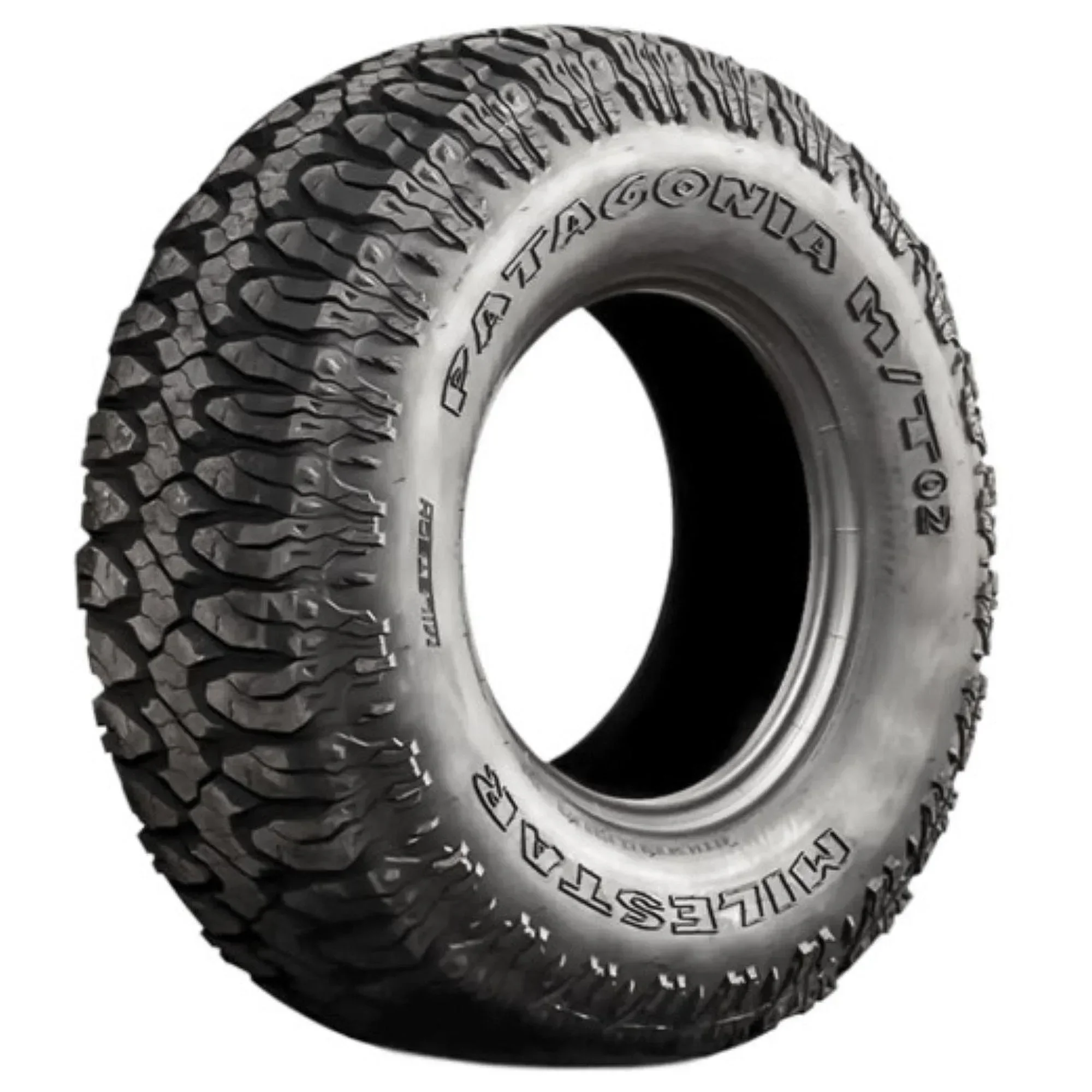Milestar Mud Terrain Light Truck Tire LT37X12.50R17 124Q Load Range D - Patagonia M/T-02