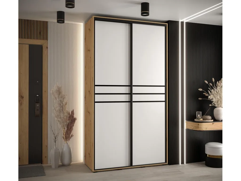 ARMARIO CON PUERTAS BATIENTES 235.2/140/60 2 puertas 23401nbly