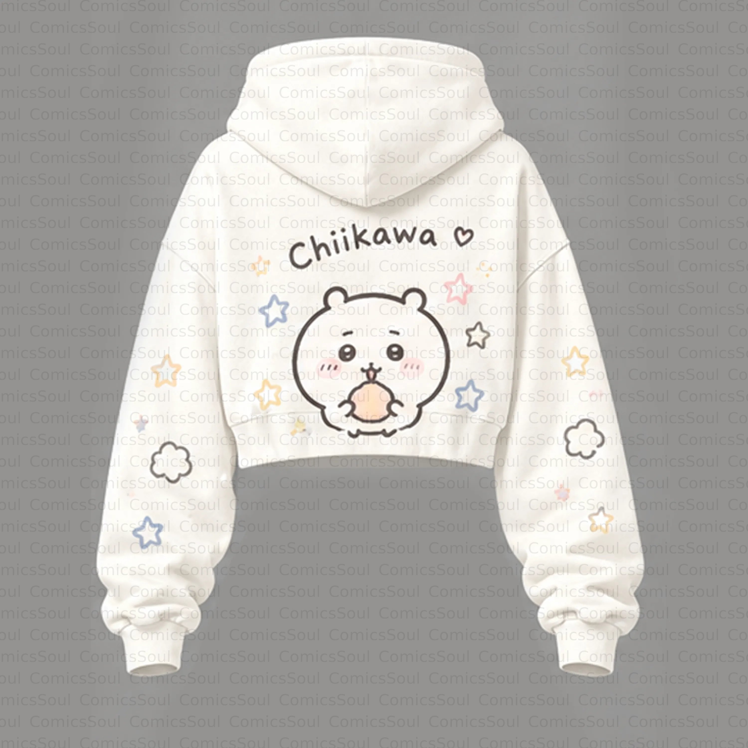 CHIIKAWA Cropped Long Sleeve Hoodie & High Waist Jogger Pants Two Piece TeeThreads Sustain the Scene with Custom Apparel