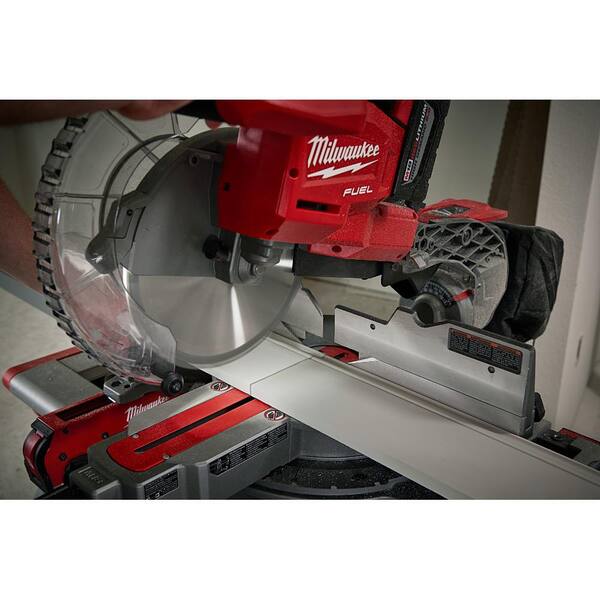 M18 FUEL 18V Lithium-Ion Brushless Cordless 10 in. Dual Bevel Sliding Compound Miter Saw with Stand (Tool-Only) - Image 11