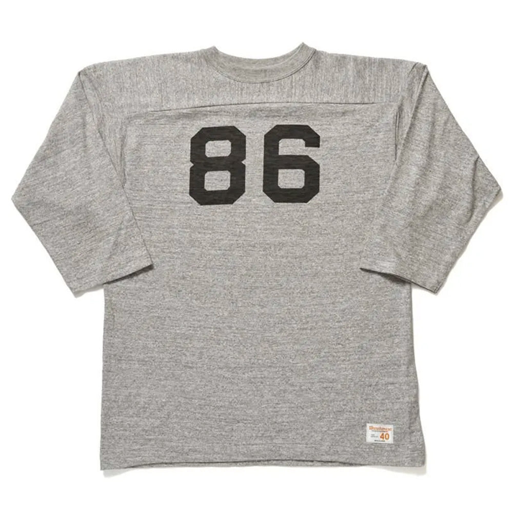 Warehouse & Co - T shirt Sleeve Football 4063 - Gris