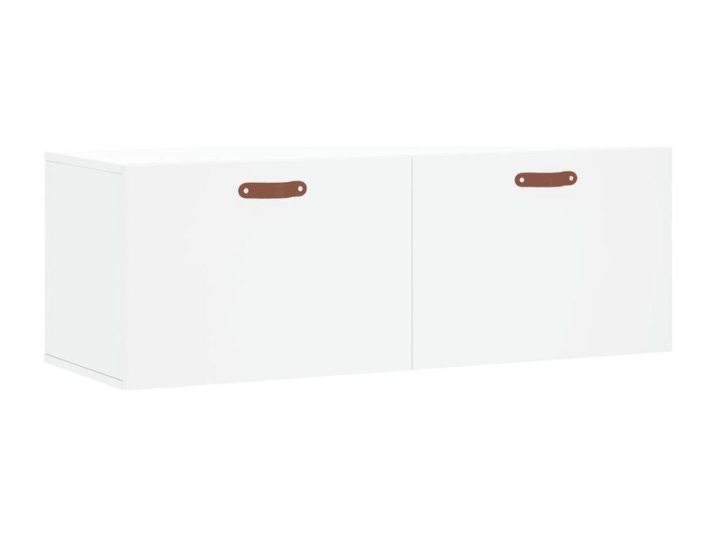 Armario de pared madera de ingeniería blanco 100x36,5x35 cm