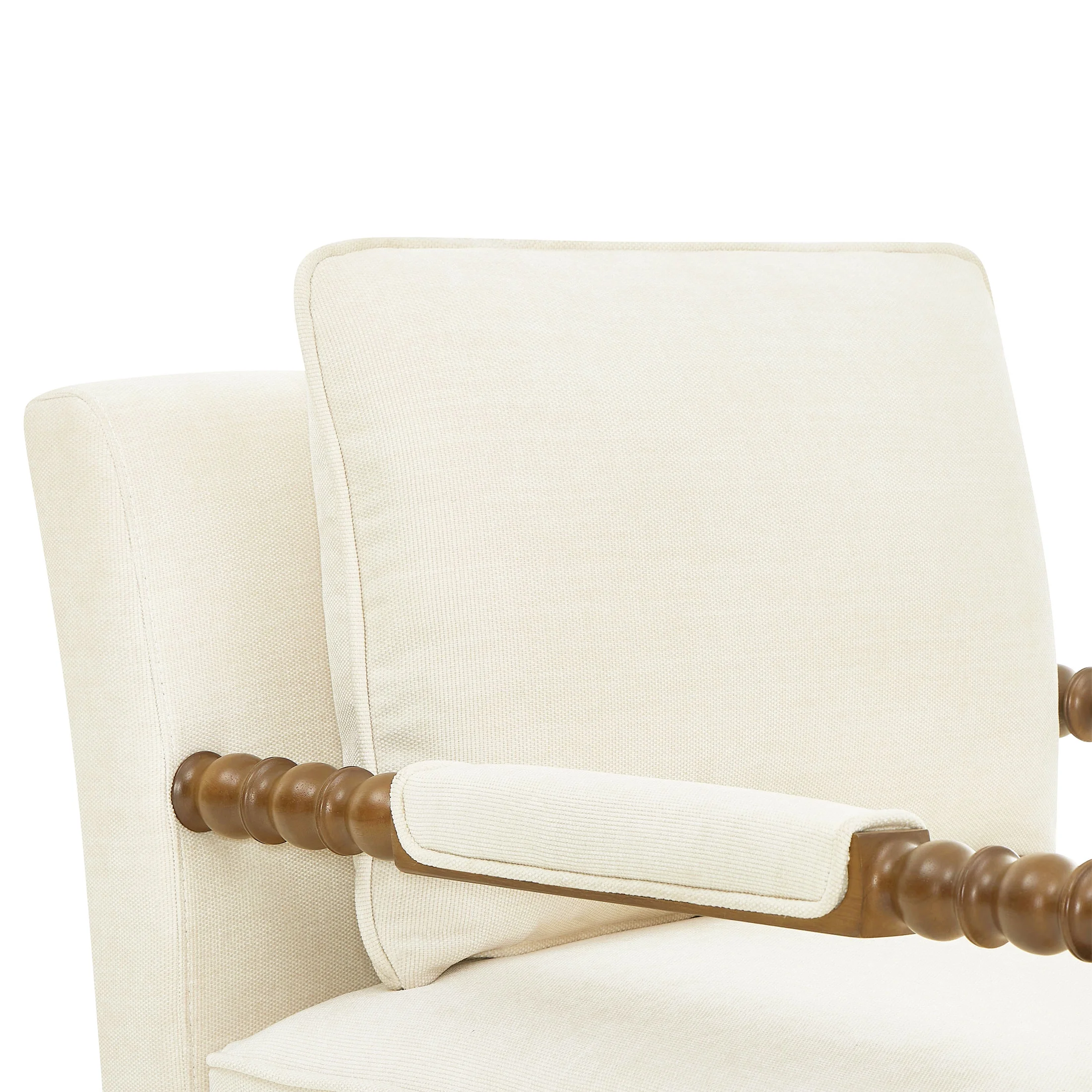 Pioneer Woman Harper Spindle Accent Chair, Jade Fabric Upholstery - Image 17