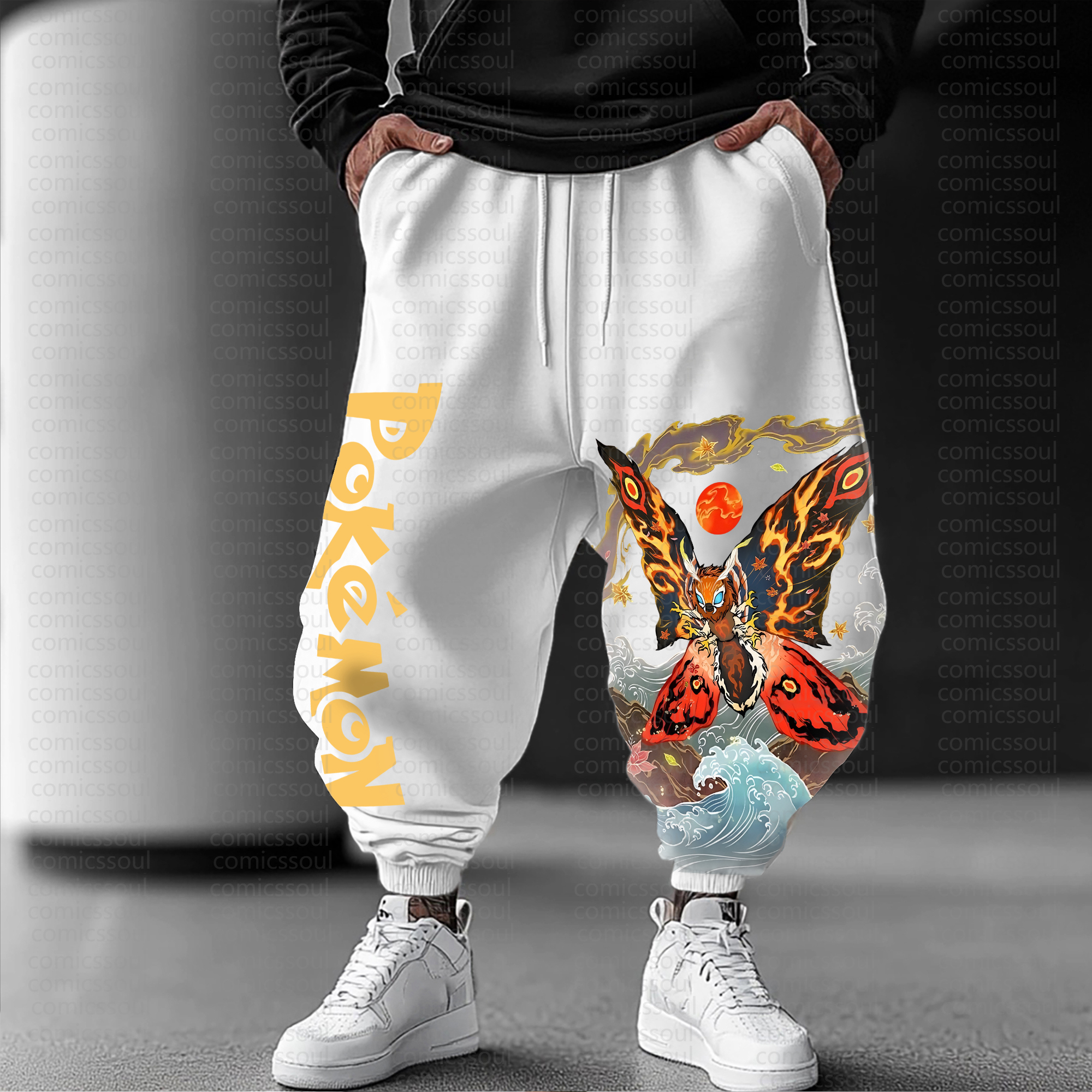 Unisex Anime Inspired Vintage Pants丨Comicssoul