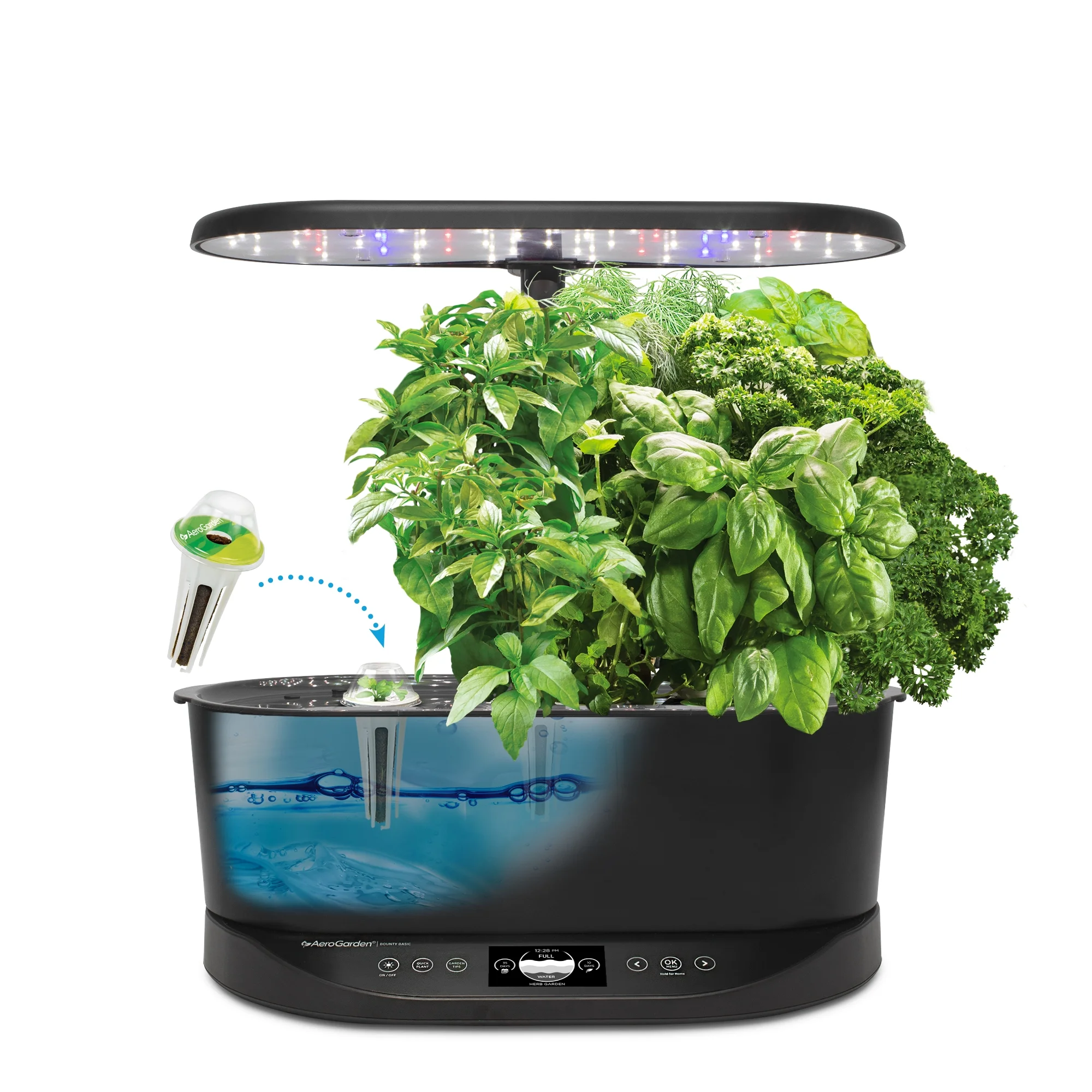 AeroGarden Bounty Basic - Indoor Garden with LED Grow Light, Black - Image 6