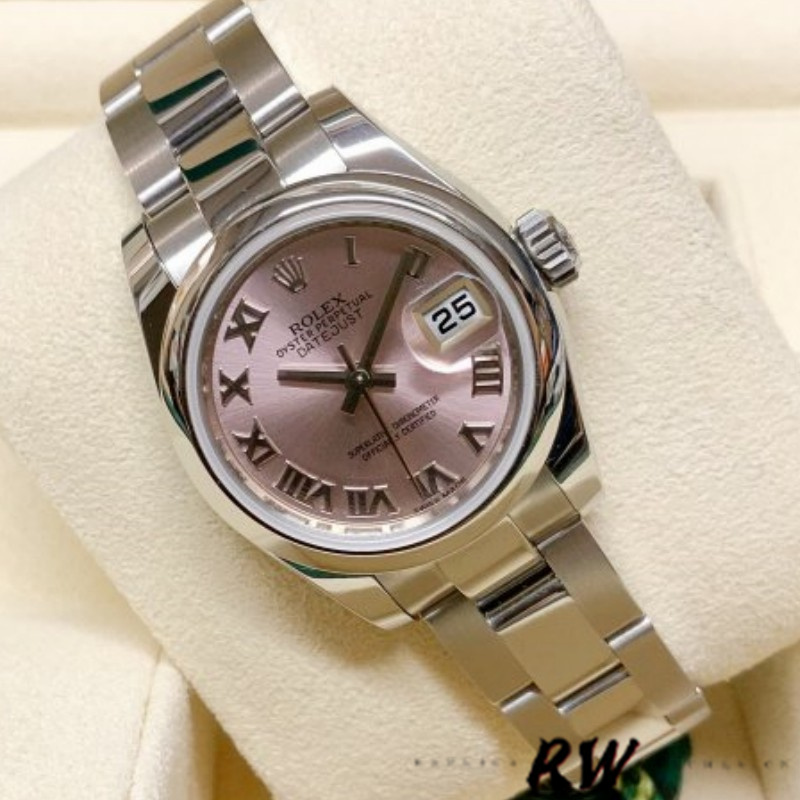 Rolex Datejust 179160 Oyster Bracelet Pink Roman Dial 26MM Lady Replica Watch