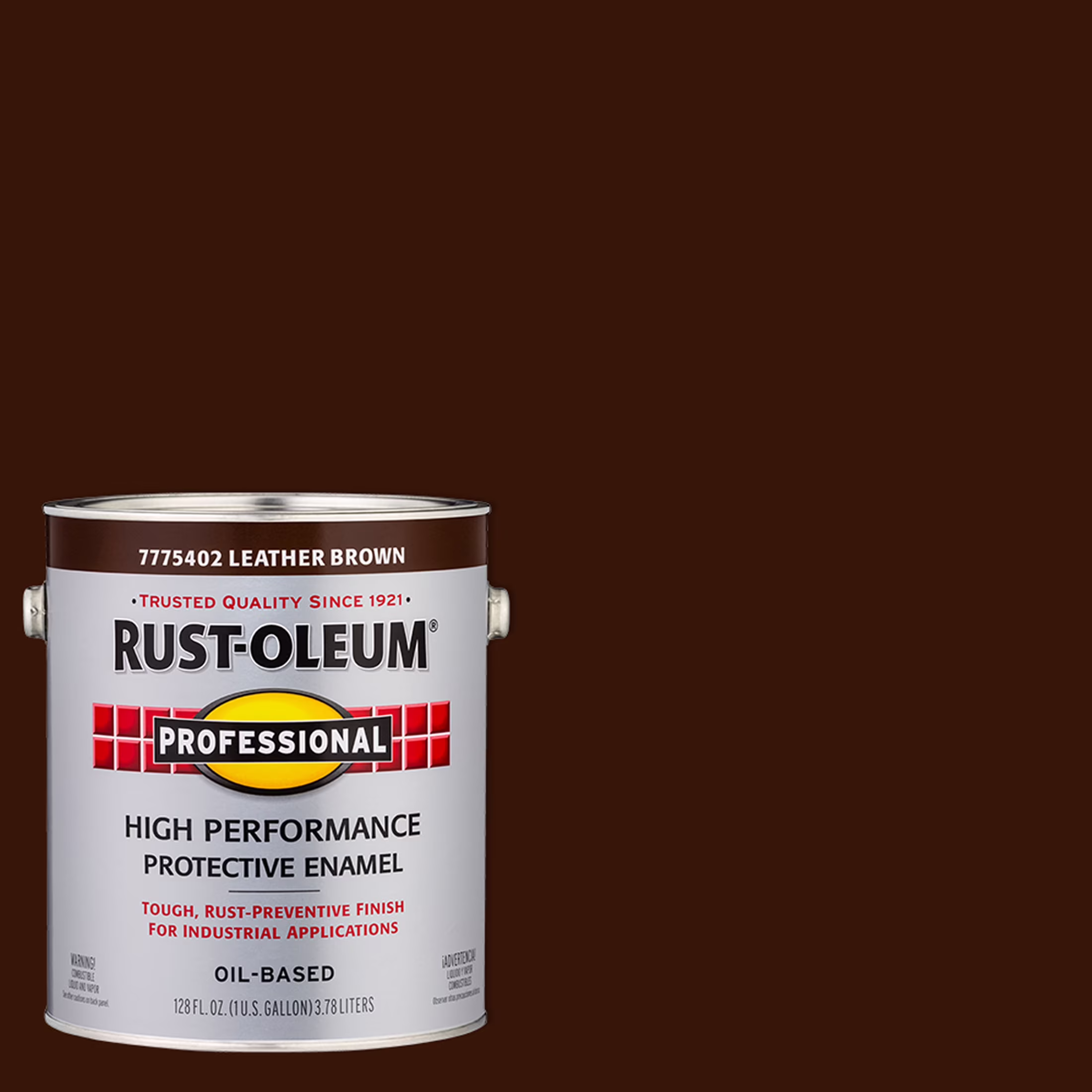 2 Pack, Leather Brown, Rust - Oleum Professional High Performance Gloss Protective Enamel Paint - Gallon