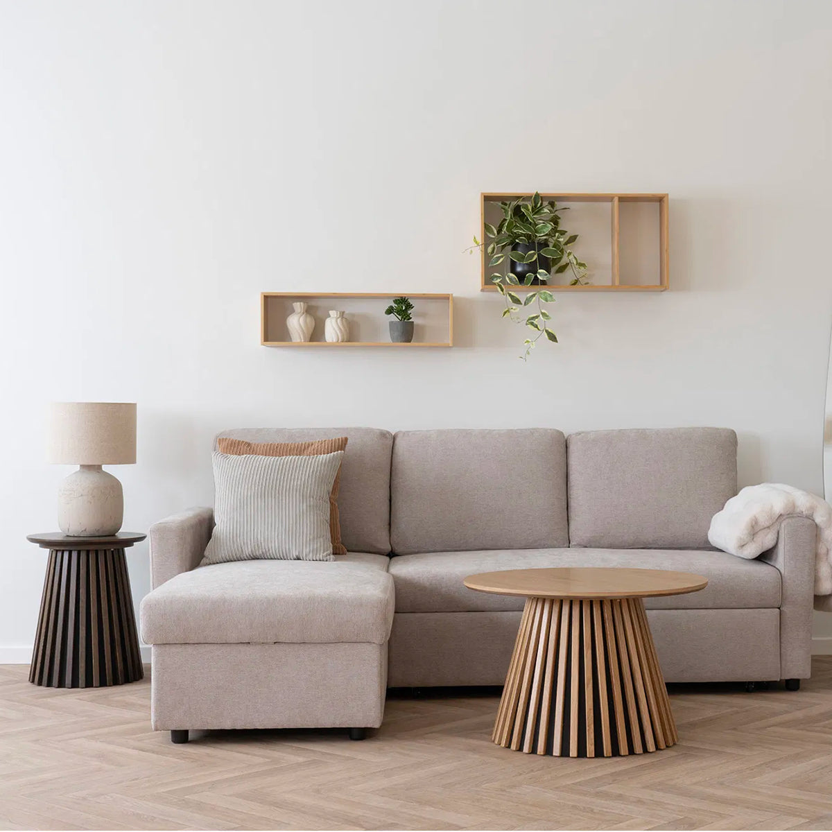 Artichok Koen Bamboe Wandrek - B 70 cm - Naturel