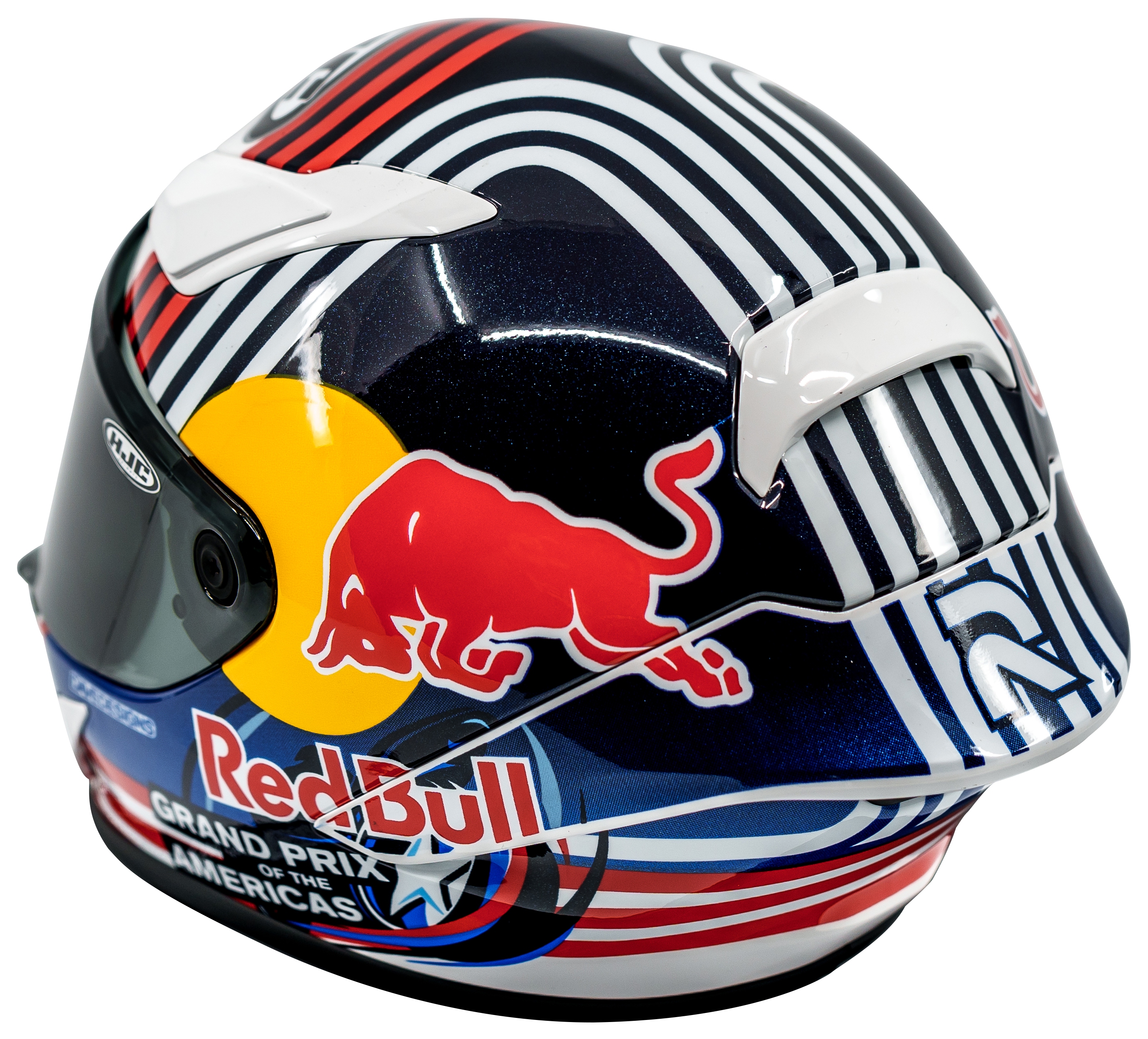 SportsBikeShop HJC Miniature RPHA 1N Limited Edition Red Bull Replica Helmet