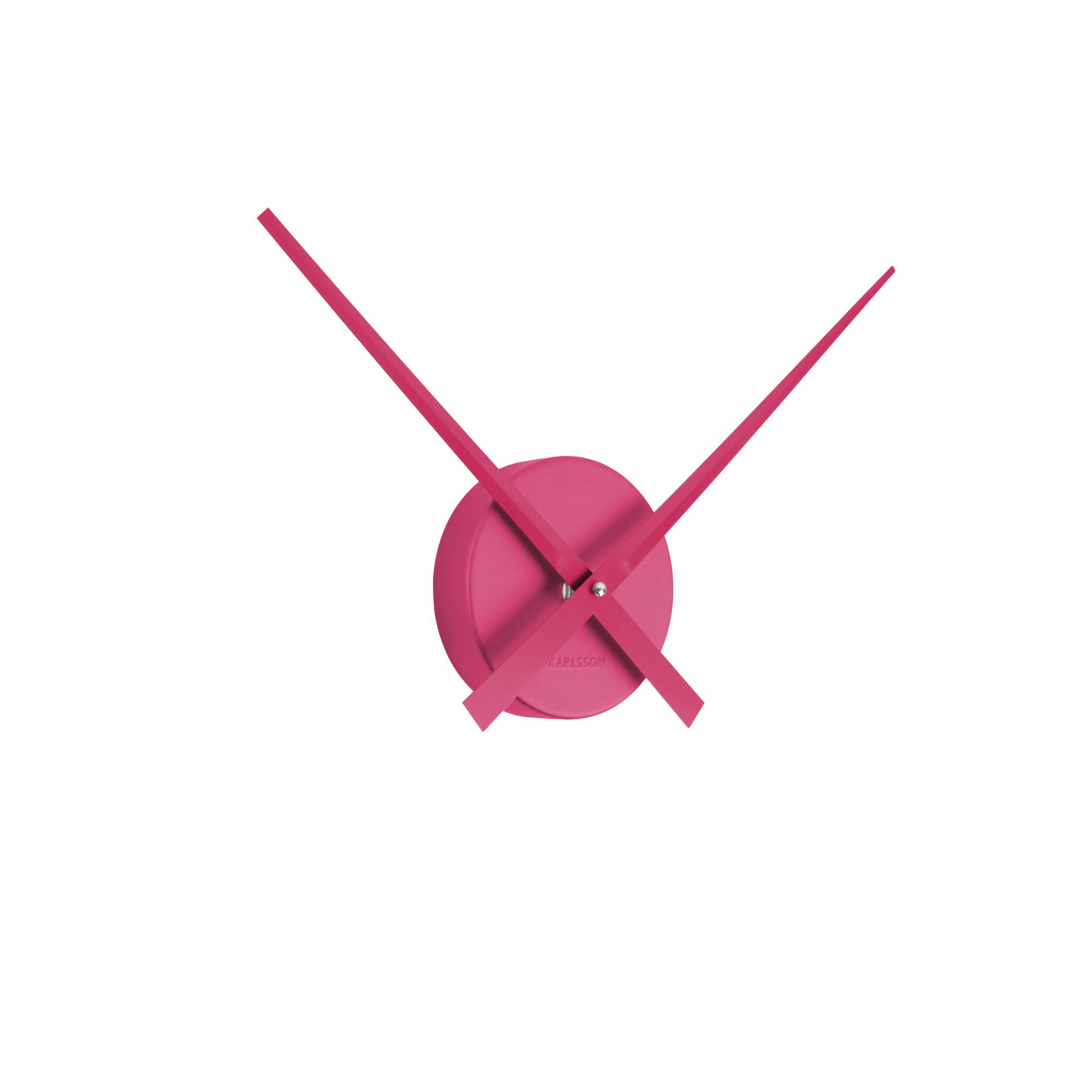 Karlsson Wandklok Little Big Time Mini Metallic - Roze - Ø41cm