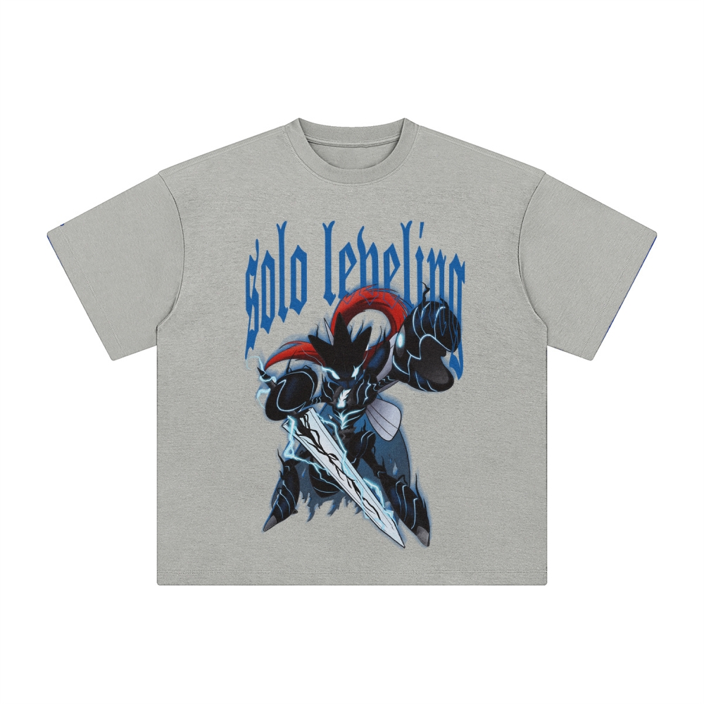 Unisex Anime Inspired Washed  Vintage T-Shirt