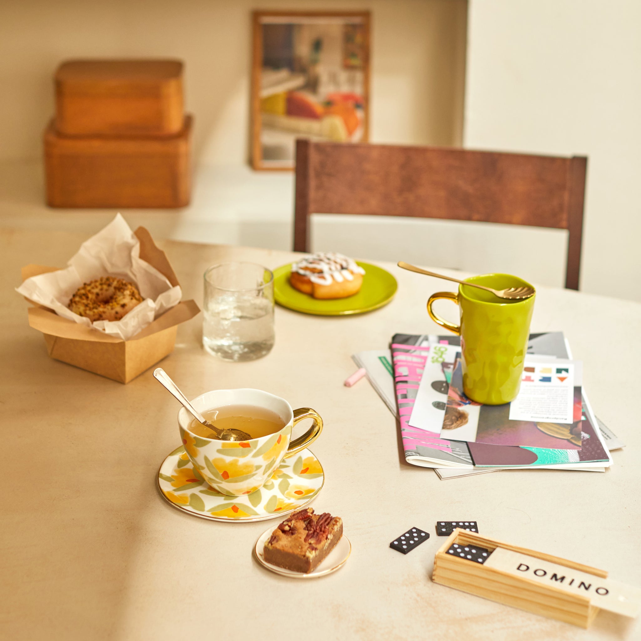 Urban Nature Culture Good Morning Bordje - Oatmeal - 4 st.