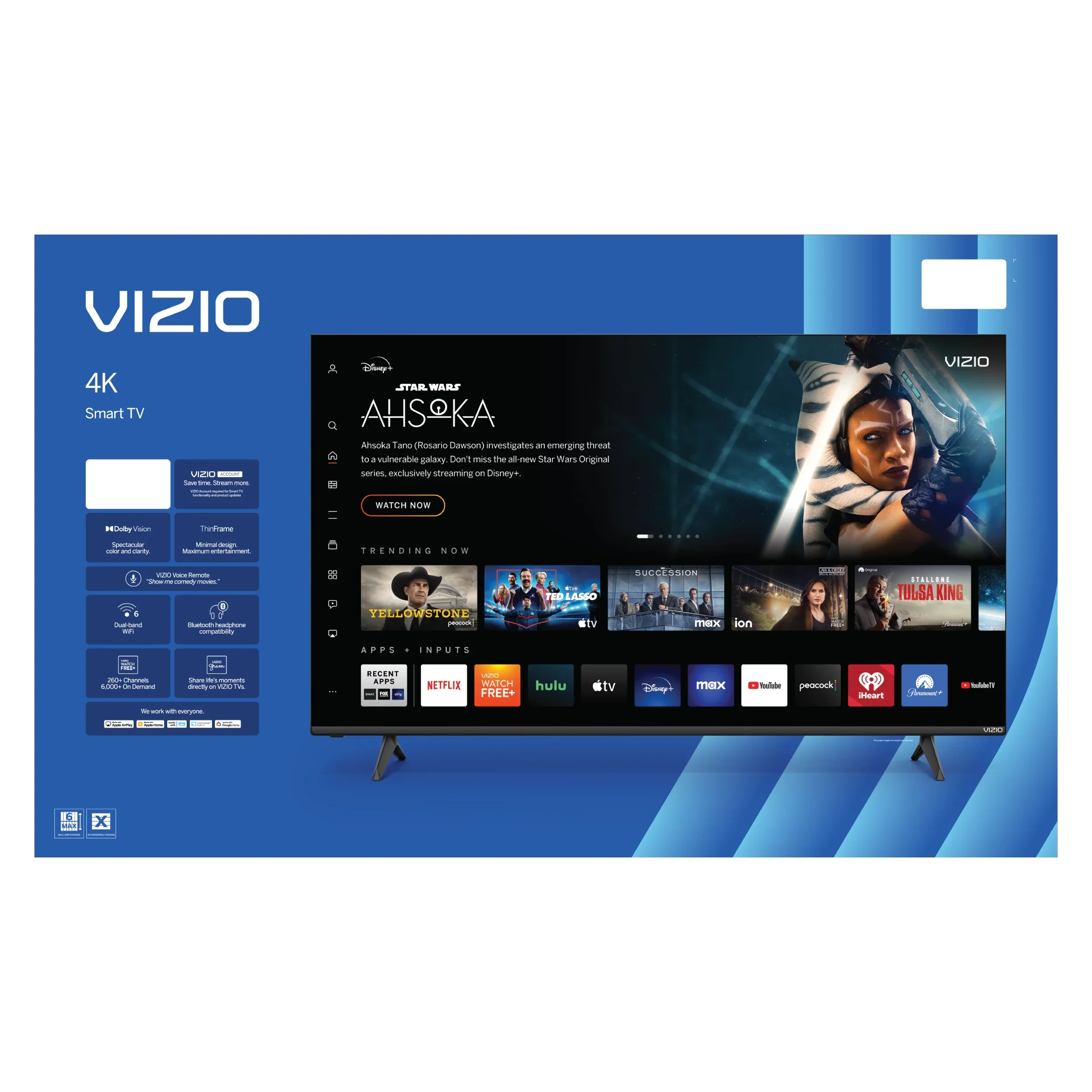 VIZIO 50 inch Class 4K UHD LED HDR Smart TV - V4K50M-08 - Image 21 VIZIO 50 inch Class 4K UHD LED HDR Smart TV - V4K50M-08 - Image 21