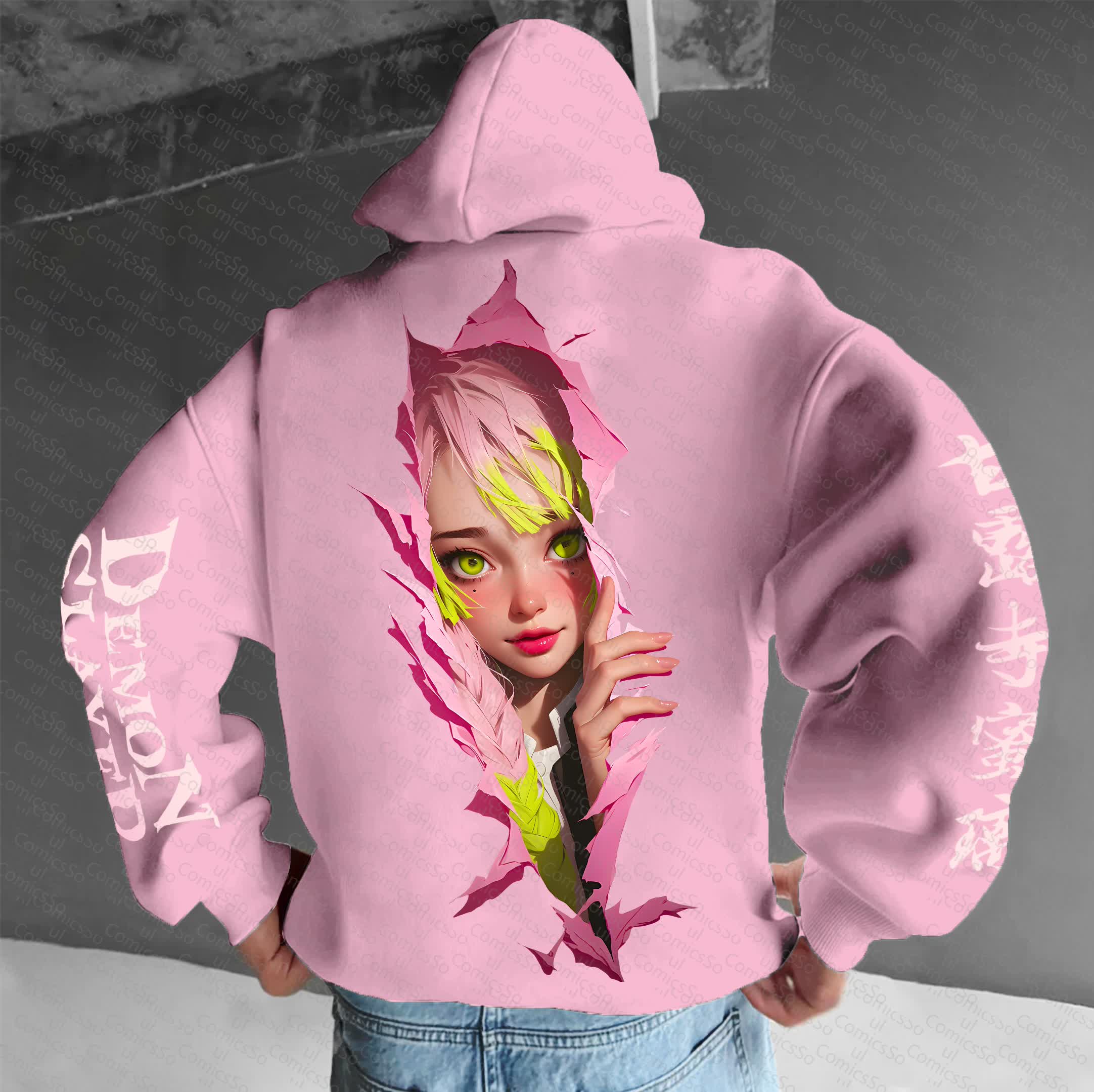 Unisex “Comicssoul” Anime Graphic Streetwear Vintage Hoodie