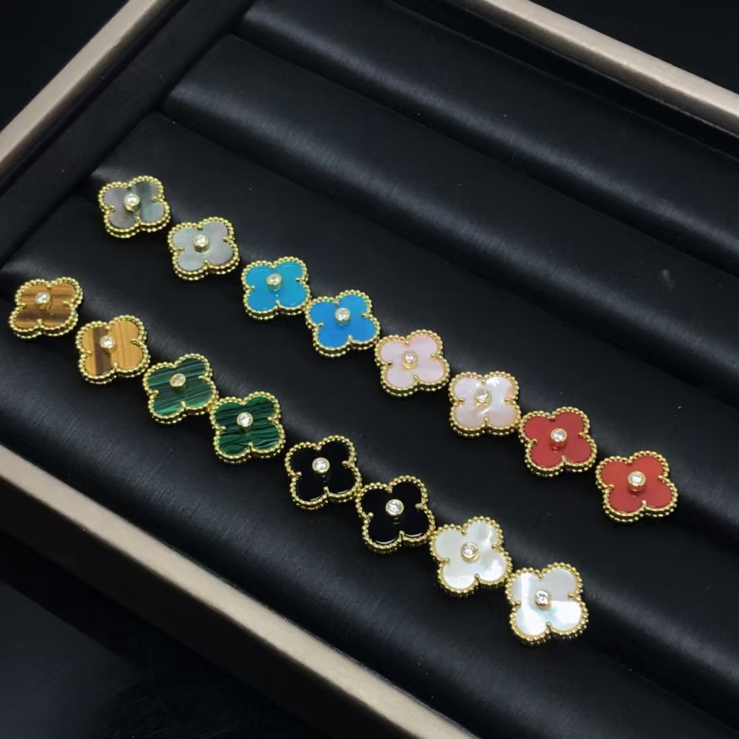 VCA Vintage Alhambra Earrings - Original Replica Club