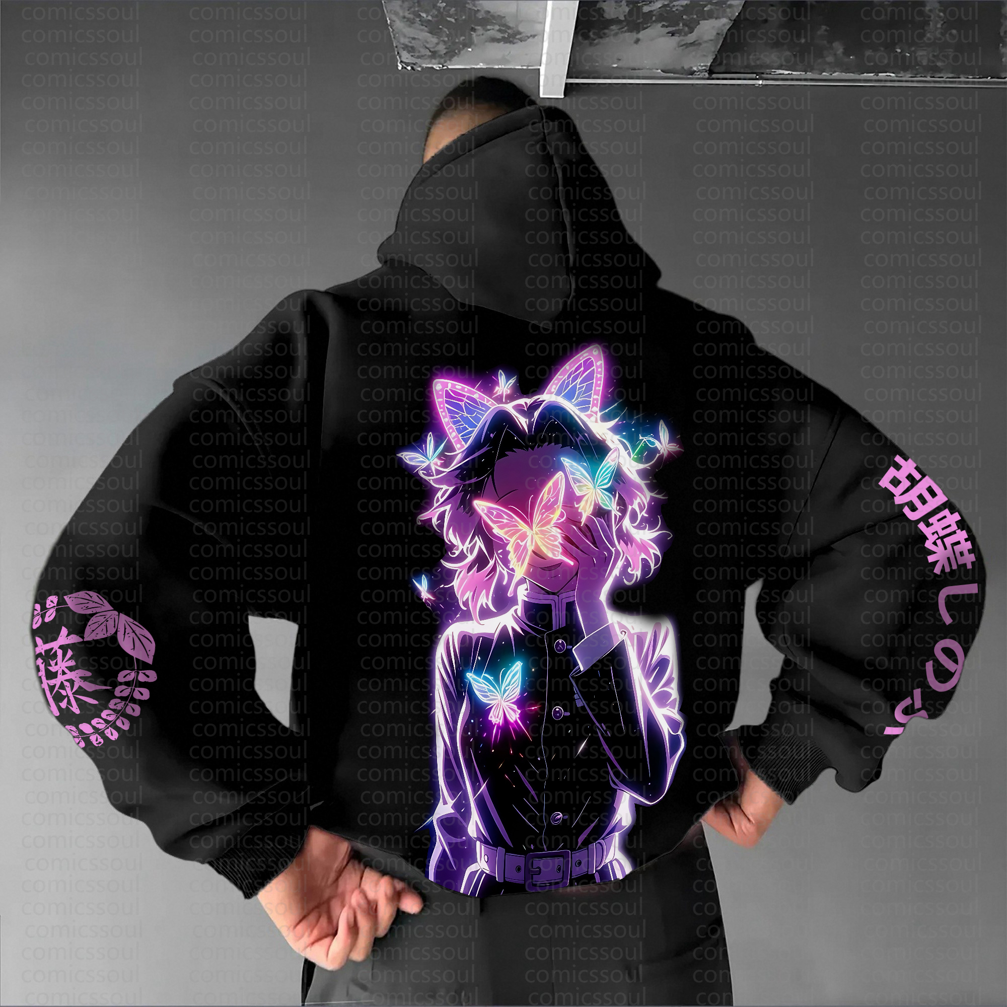 Unisex Anime Graphic Streetwear Vintage Hoodie丨Comicssoul