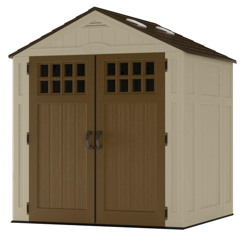 WAYFAIR 6 Ft. 3 In. W X 5 Ft. 6 In. D Resin Storage Shed