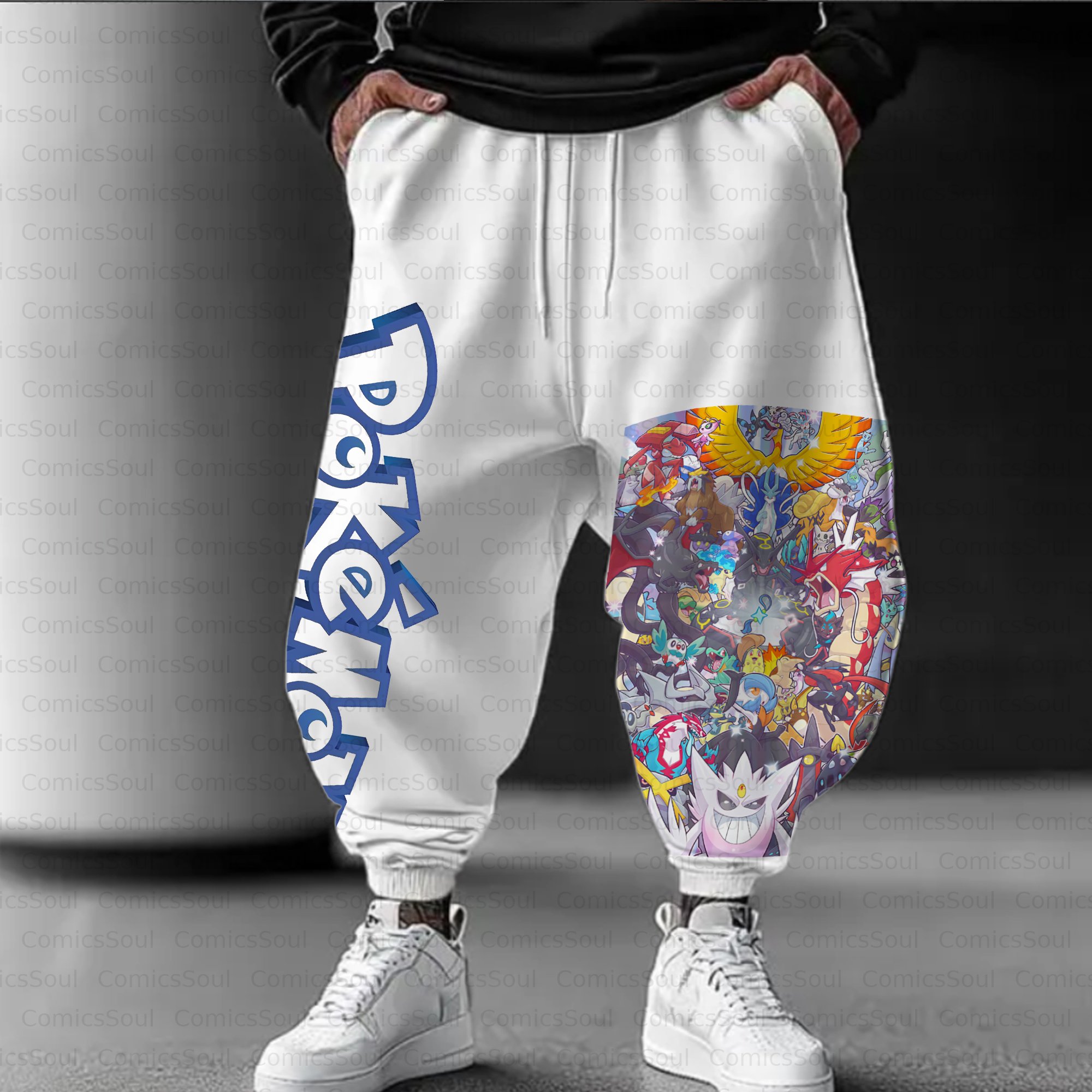 Unisex Casual Anime Streetwear Pant