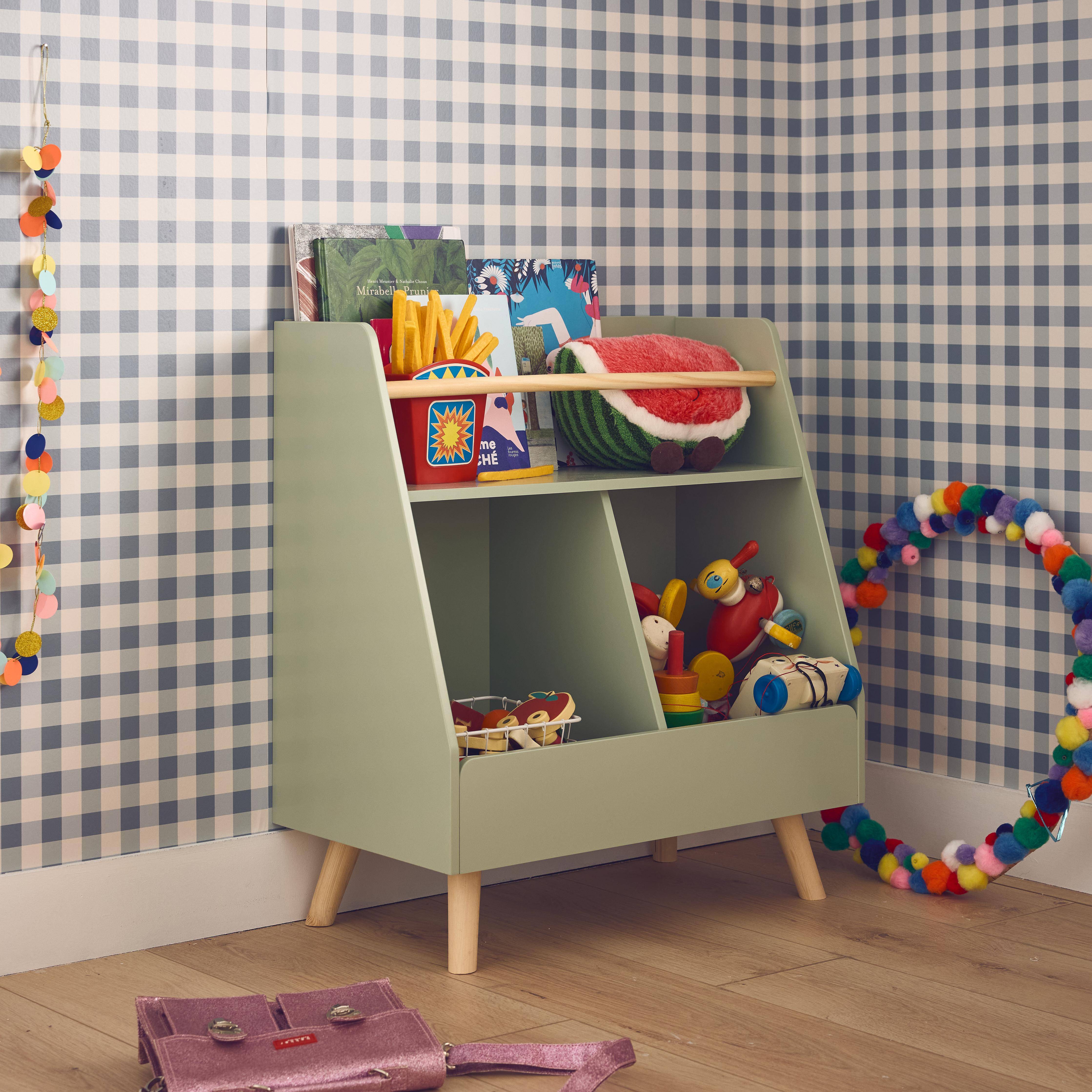 Tobias - Mueble para niños, 2 compartimentos
