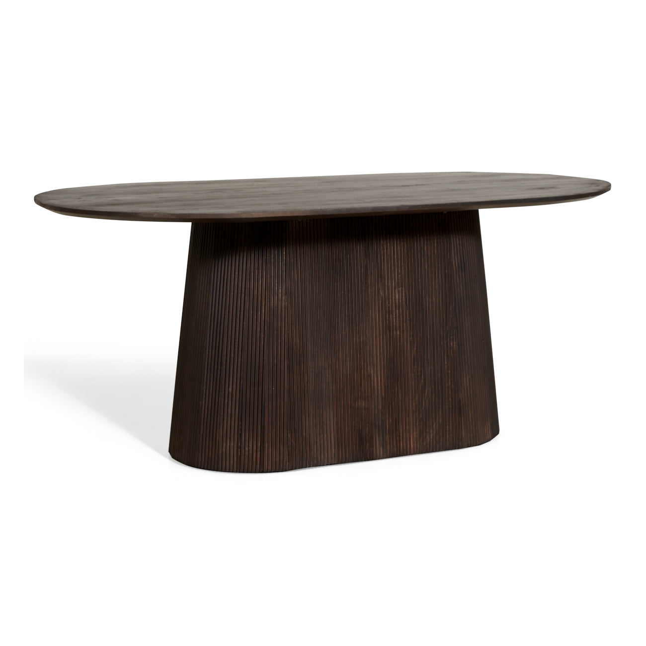 Blokker Grand Eettafel Donkerbruin Mangohout - 180 x 100 cm
