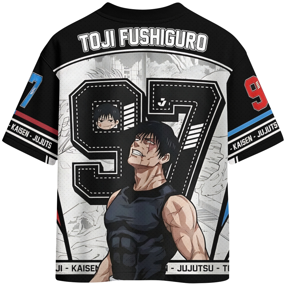 Jujutsu Kaisen Crew Neck Football Jersey