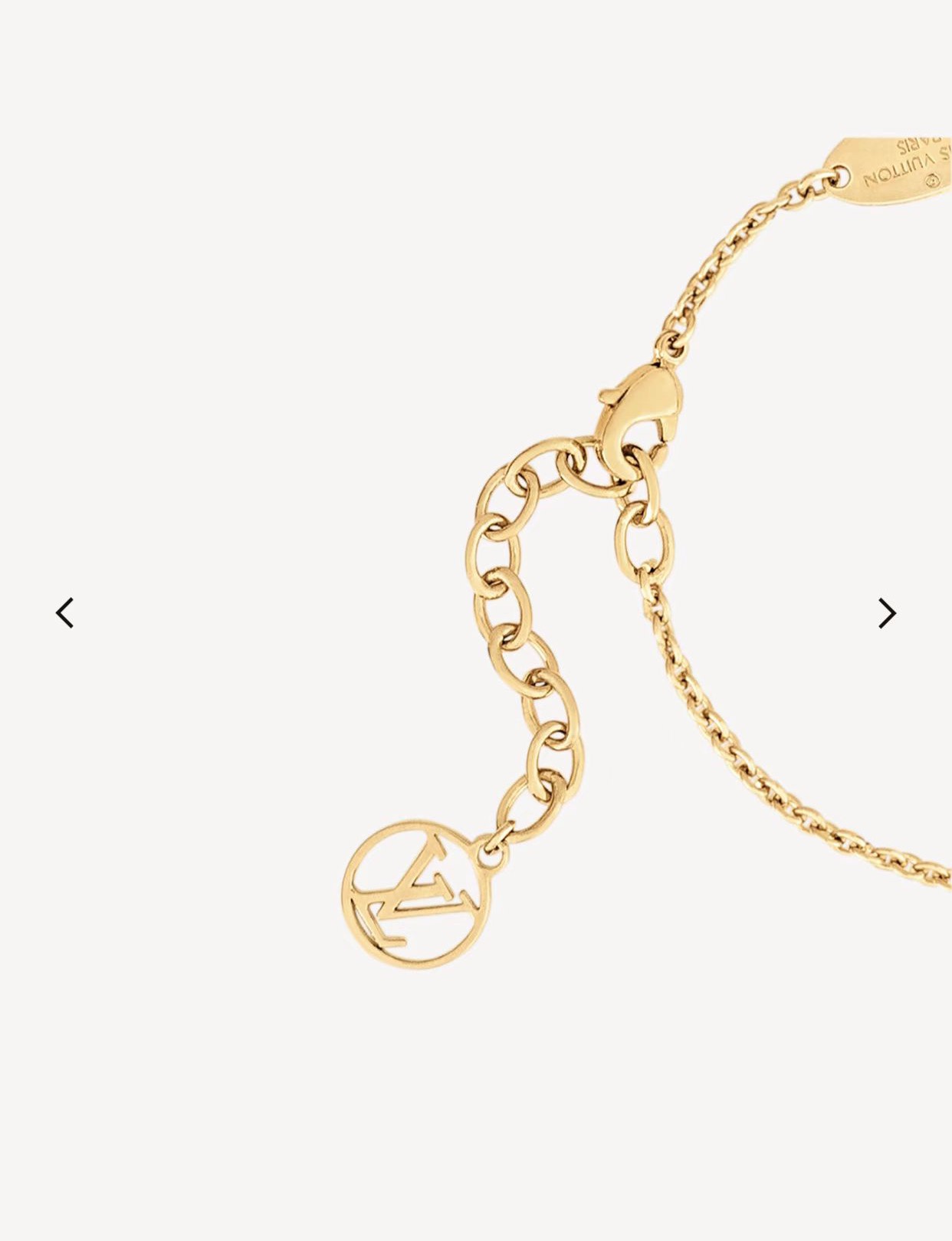 Louis Vuitton Diamond LV Letters Bracelet - Original Replica Club