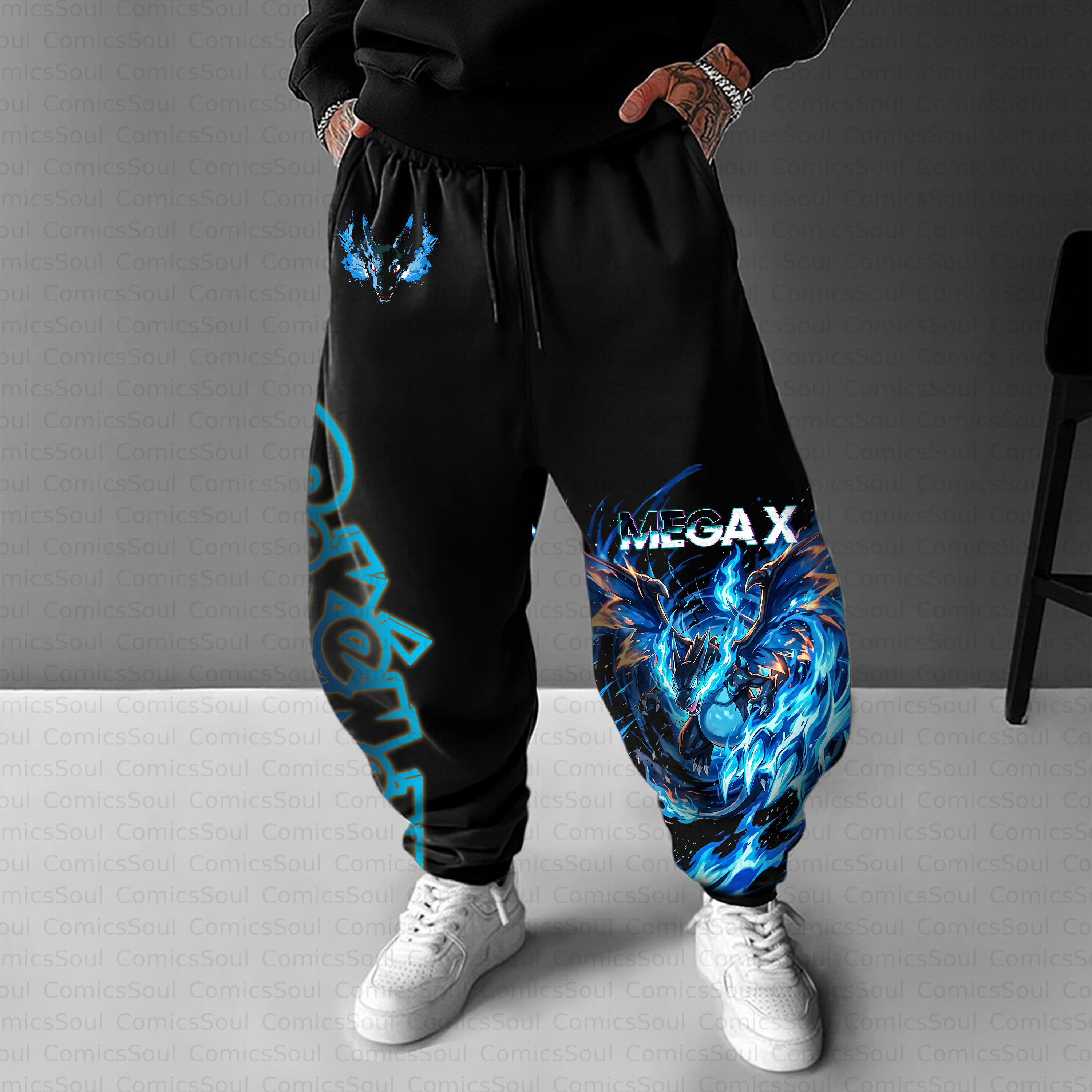 Unisex Casual Anime Streetwear Pant