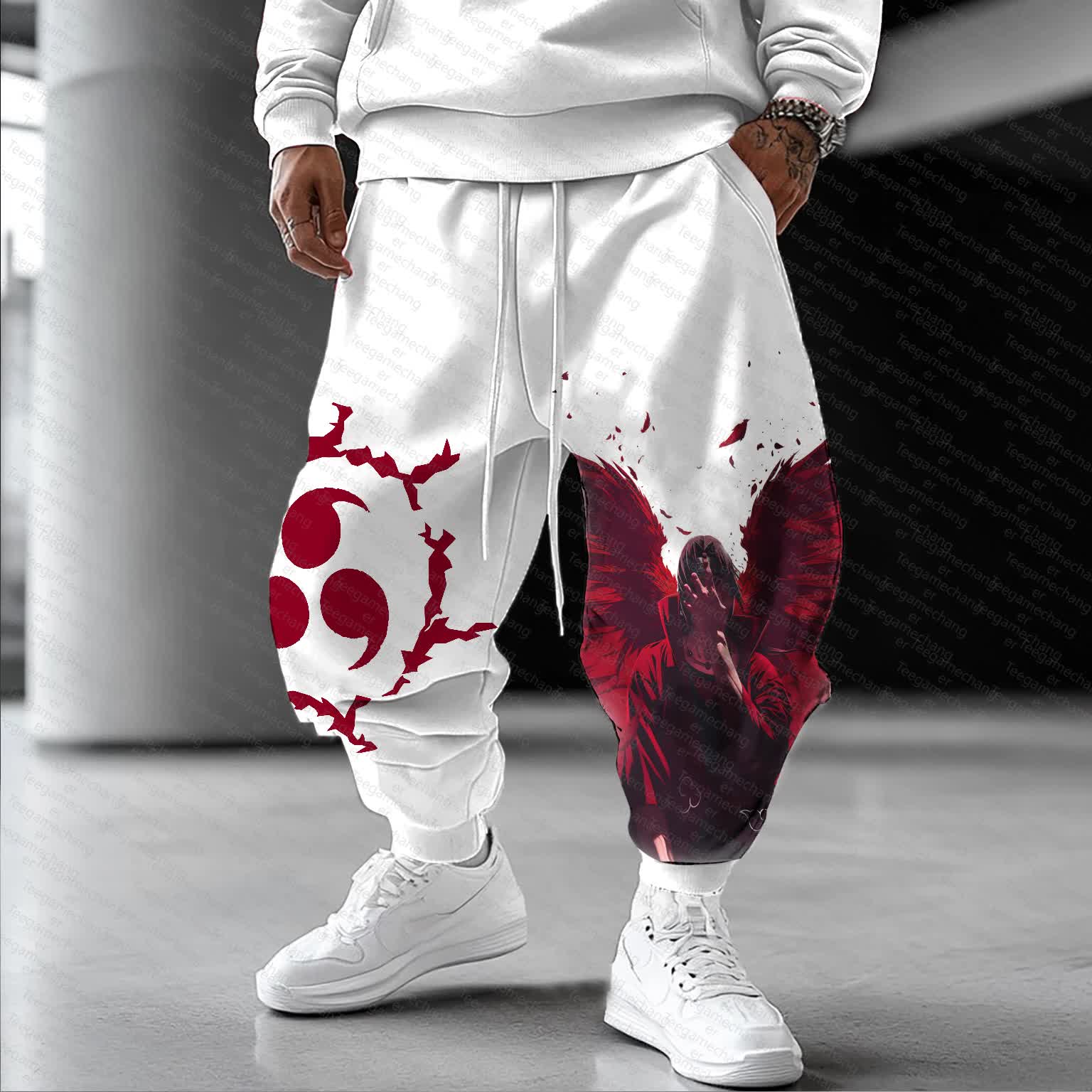 Unisex   Casual Anime Streetwear Pants